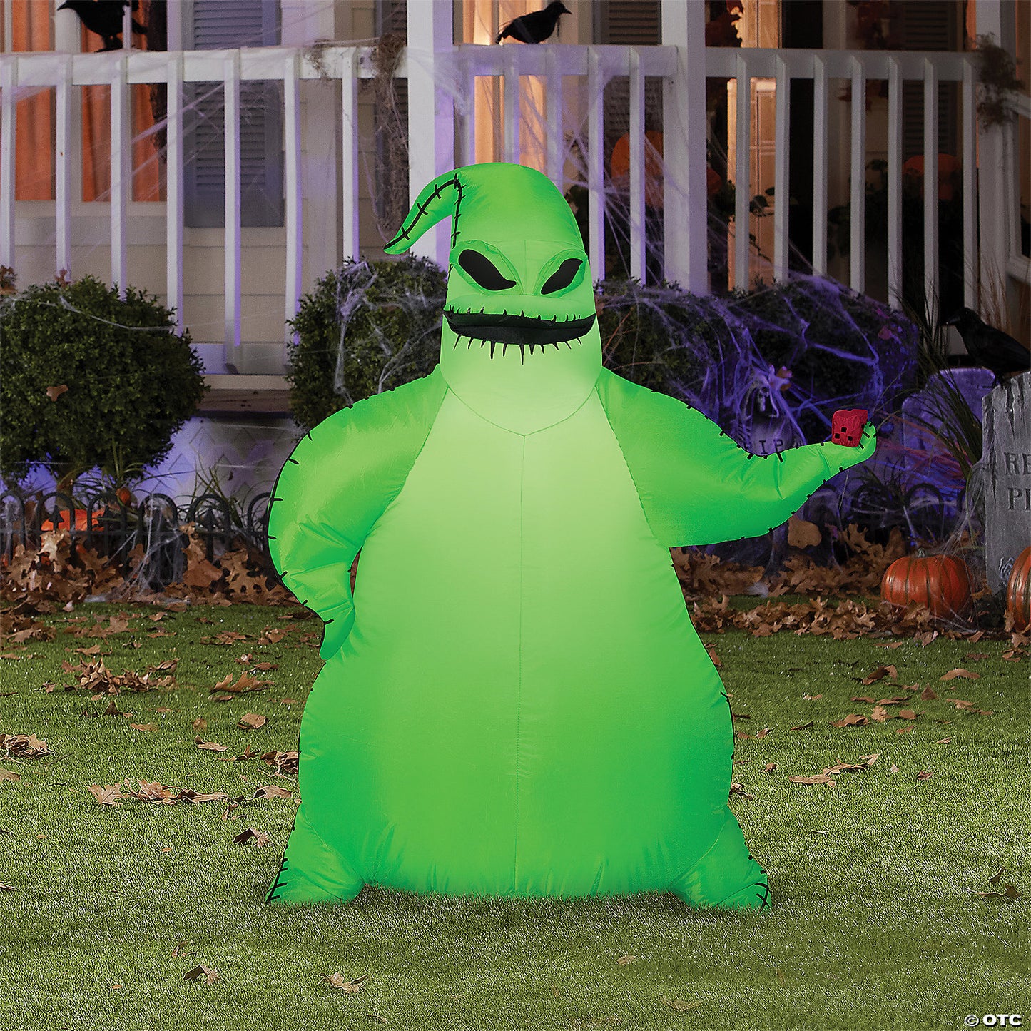 42" Green Oogie Boogie Airblown Outdoor Yard Decoration