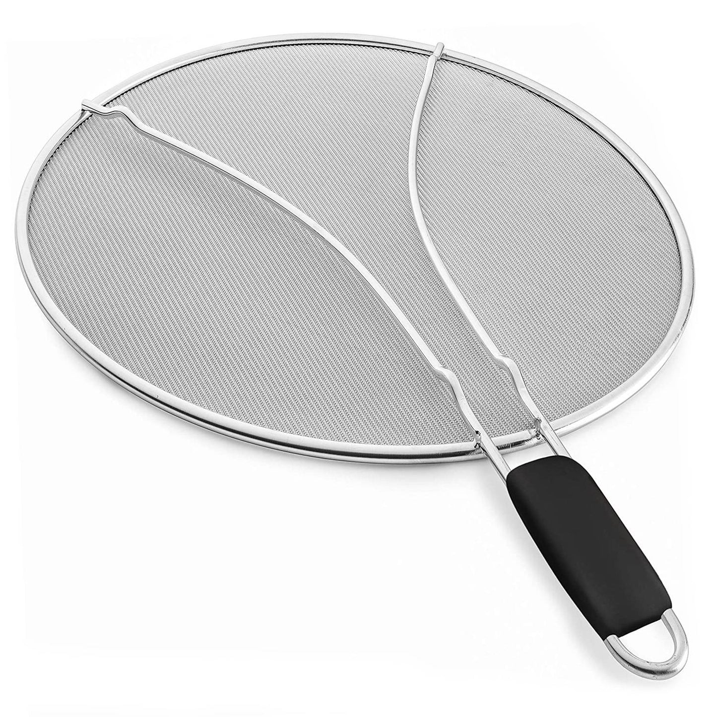 Grease Splatter Screen 13in Stainless Steel Fine Mesh Splash Mesh Shield Hot