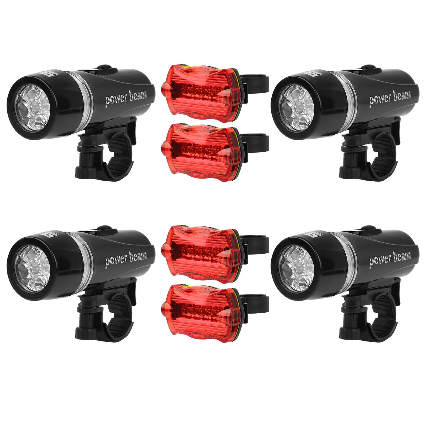Universal Front Rear Bike Light Set IPX5 Water-Resistant Bike Headlight