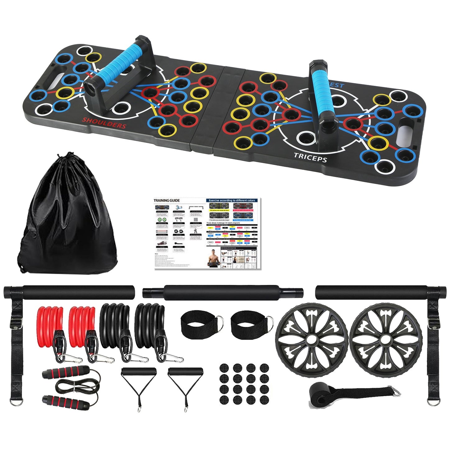 Multifunctional Push Up Board Home Strength Training Equipment With 15 Fitness