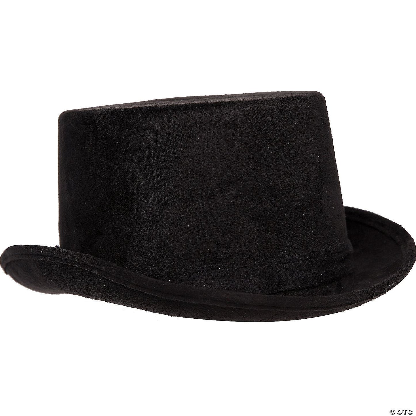 Top Hat Faux Suede Black Adult