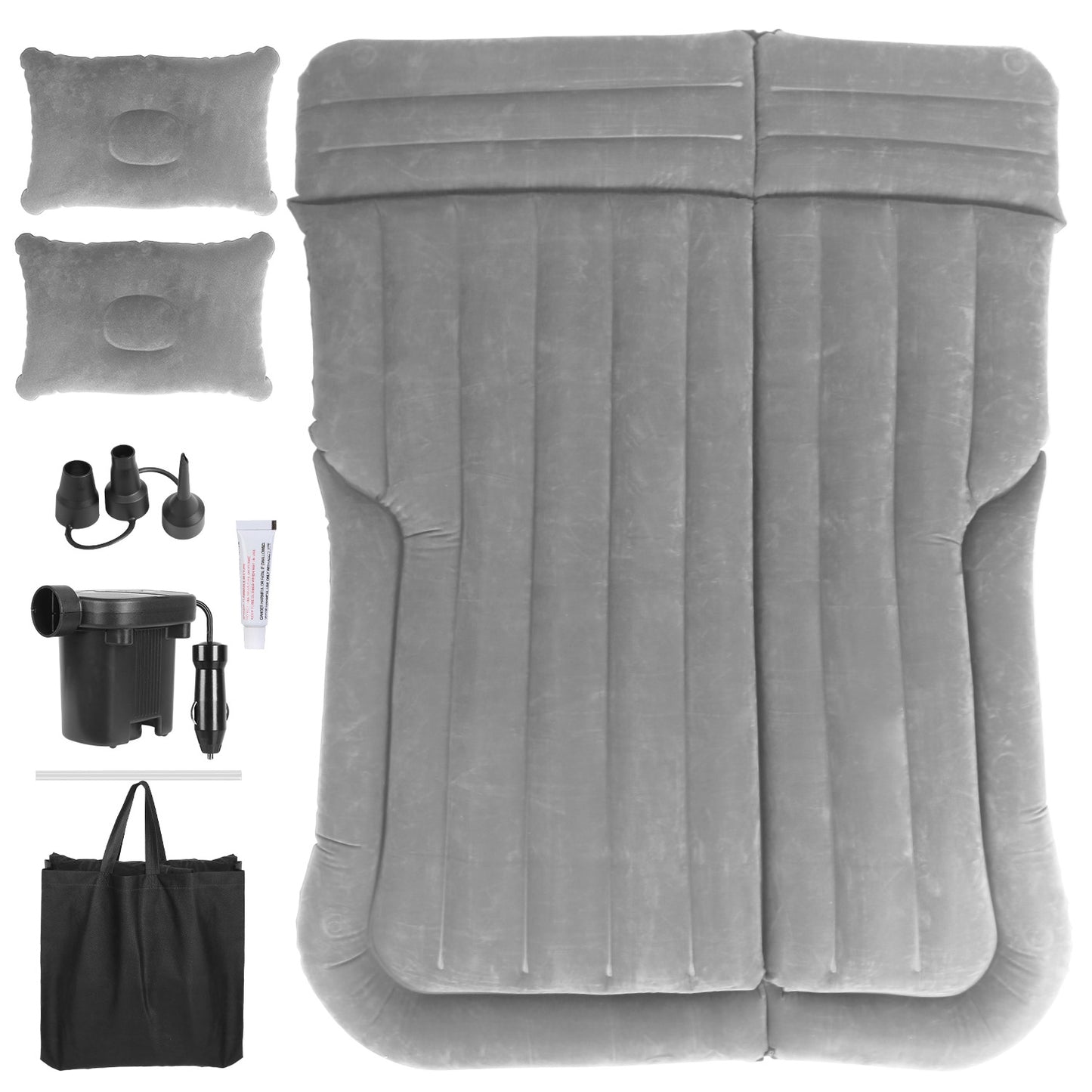 Inflatable SUV Air Mattress Thickened Camping Bed Cushion with Pillow Air P 8458