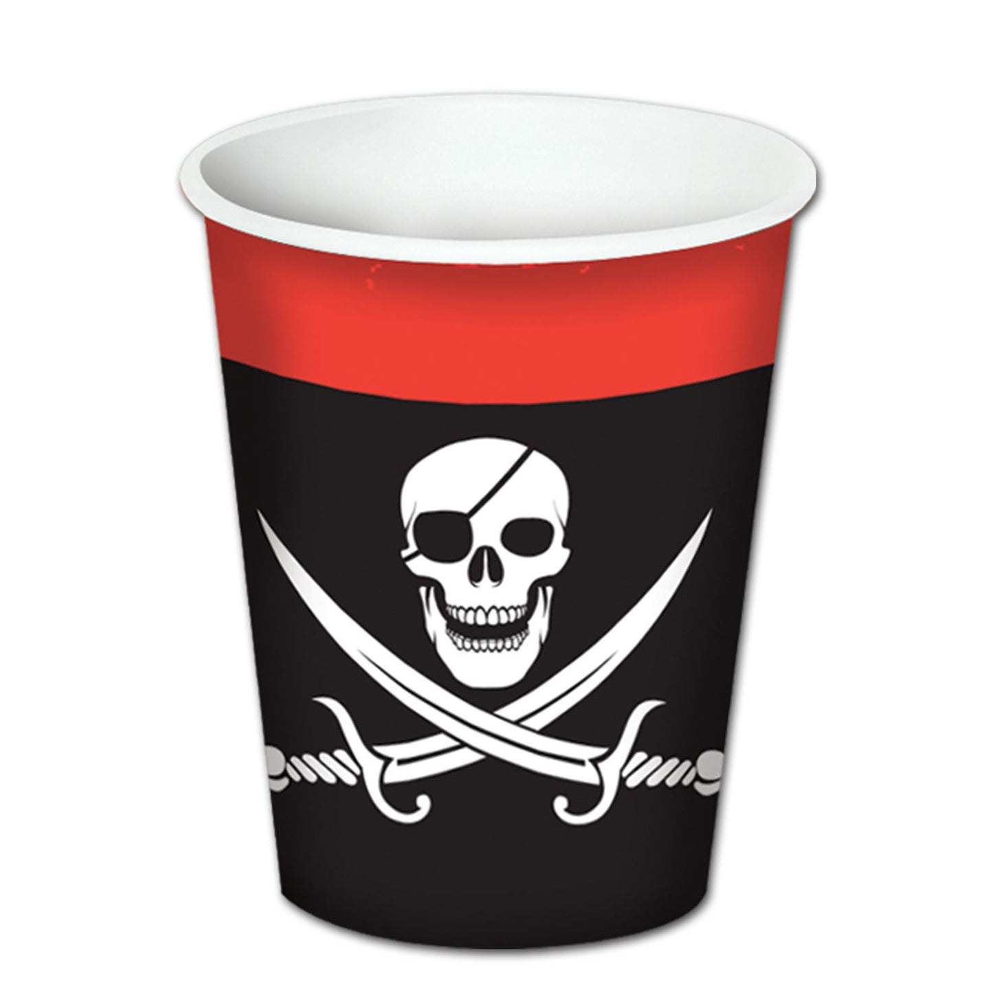 Beistle Pirate Beverage Hot/Cold Cups | Party Supply | Decoration