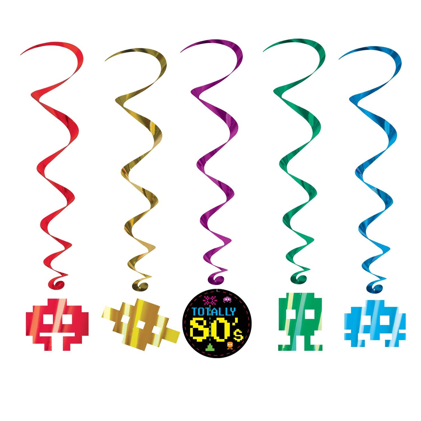 Beistle 80's Whirls | Party Supply | Decoration