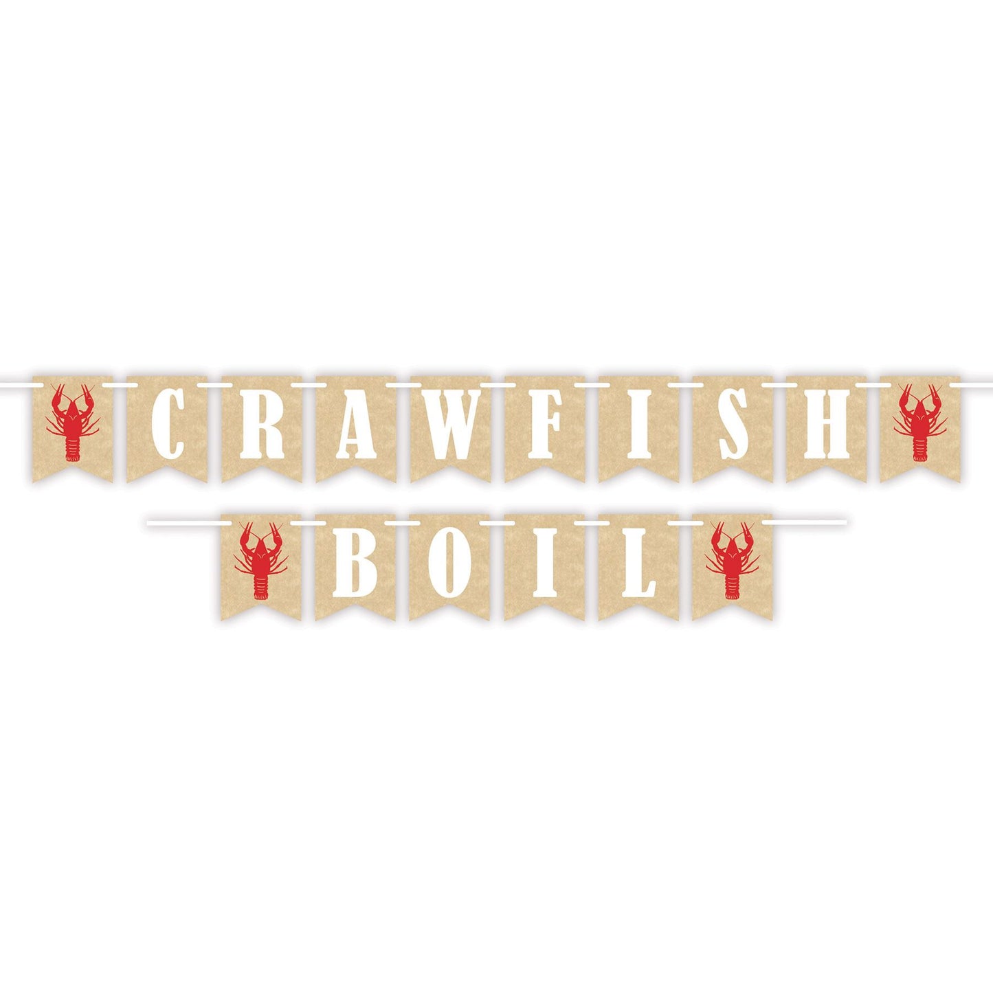 Beistle Crawfish Boil Streamer - Mardi Gras | Party Supply | Decoration