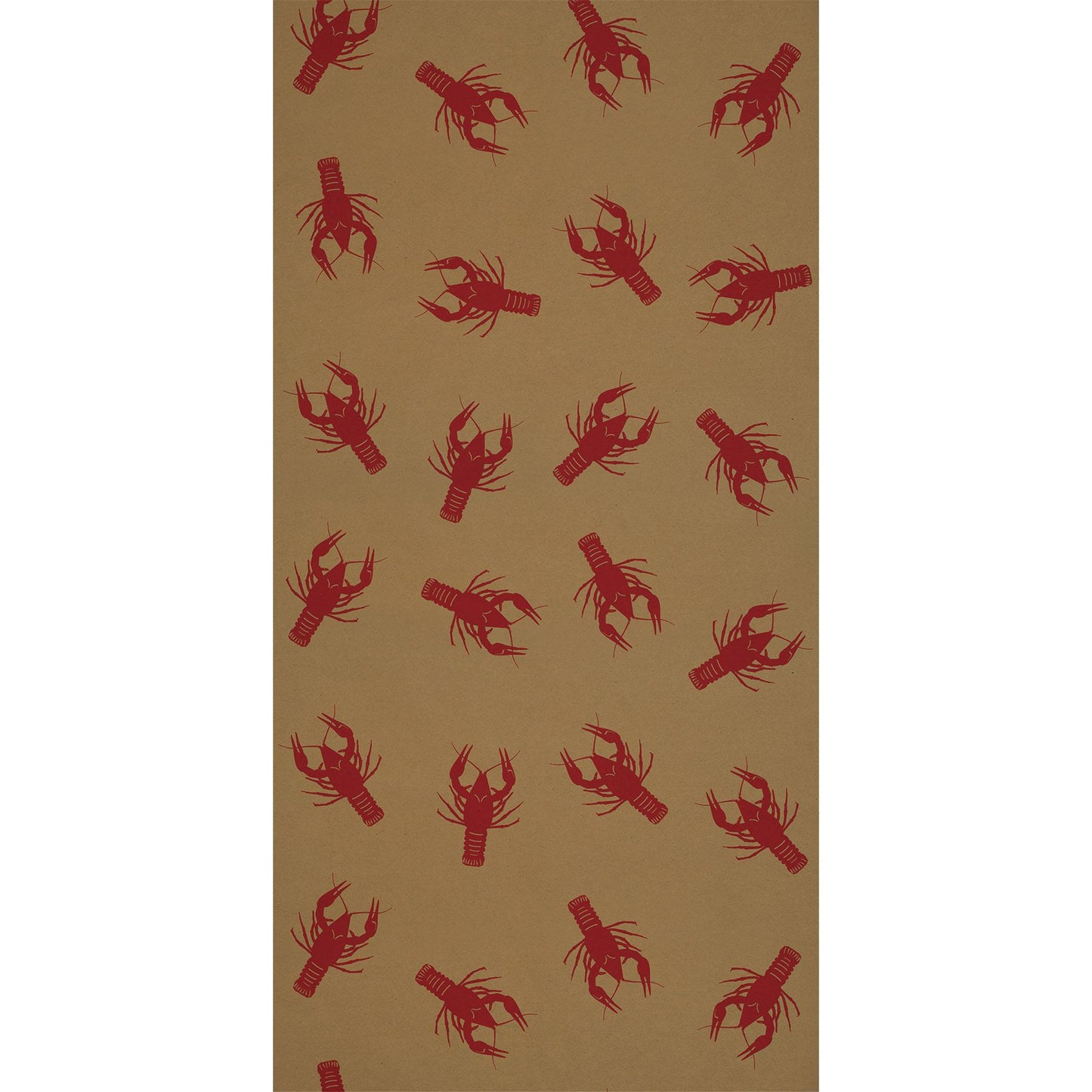 Beistle Crawfish Kraft Paper Table Roll - Party Supply Decoration for Mardi Gras