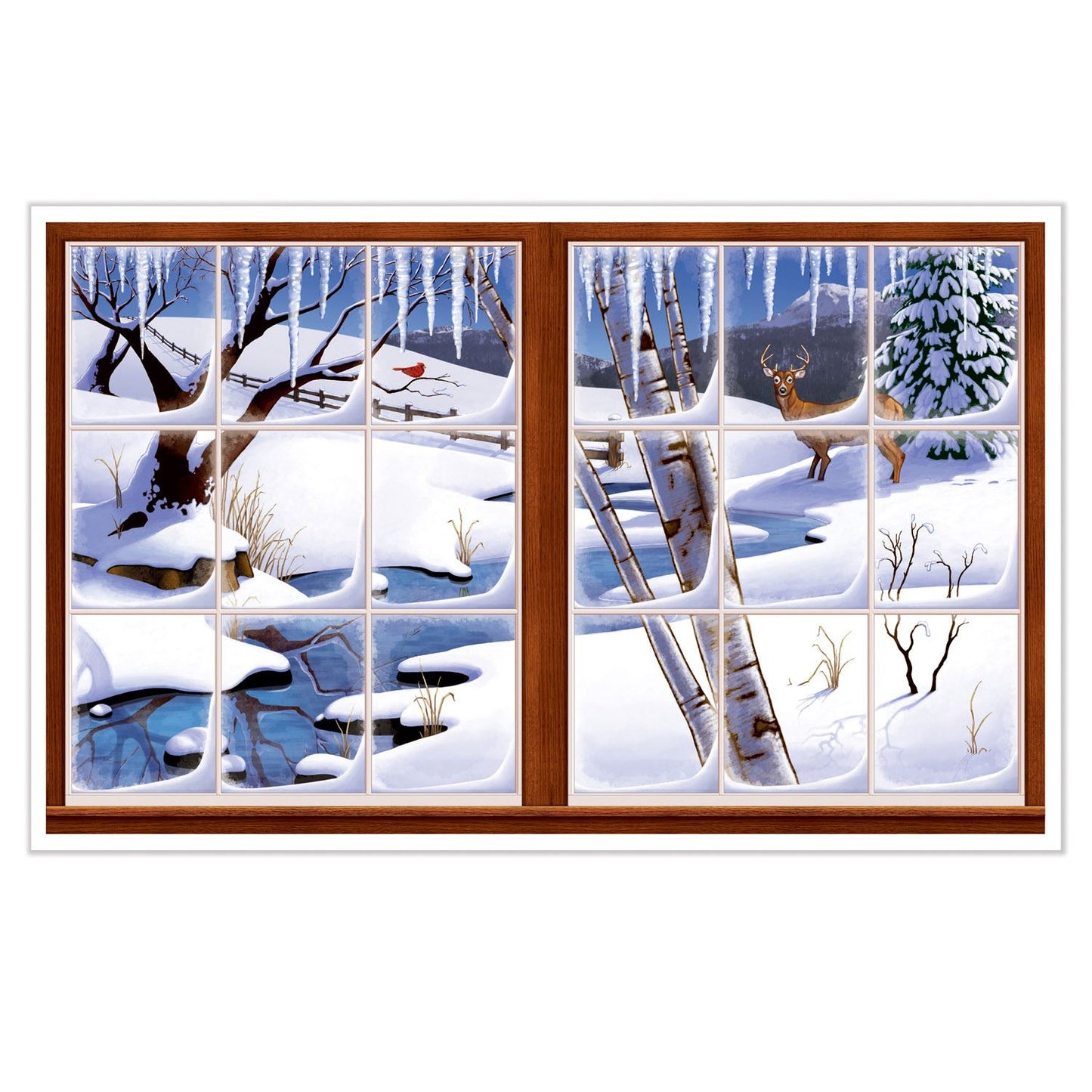 Beistle Winter Insta-View - Christmas/Winter | Party Supply | Decoration