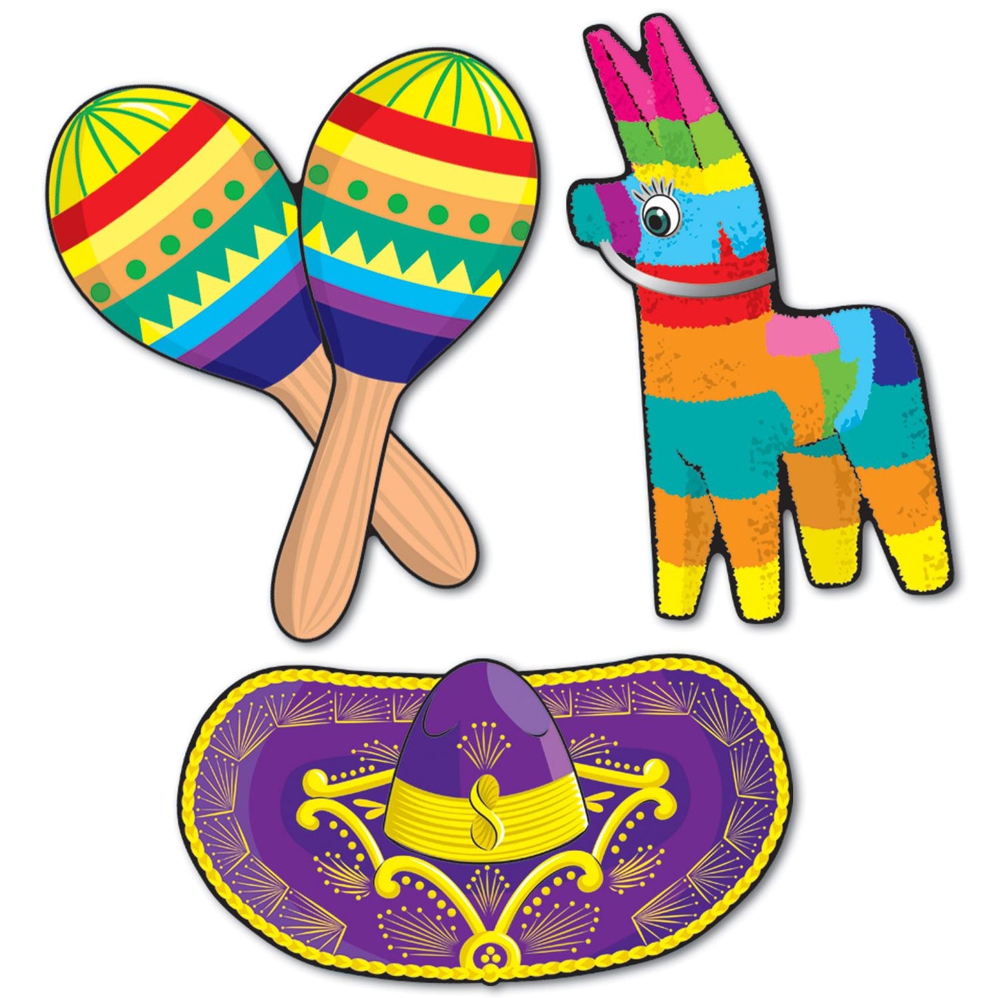 Beistle Fiesta Cutouts - Fiesta/Cinco de Mayo | Party Supply | Decoration
