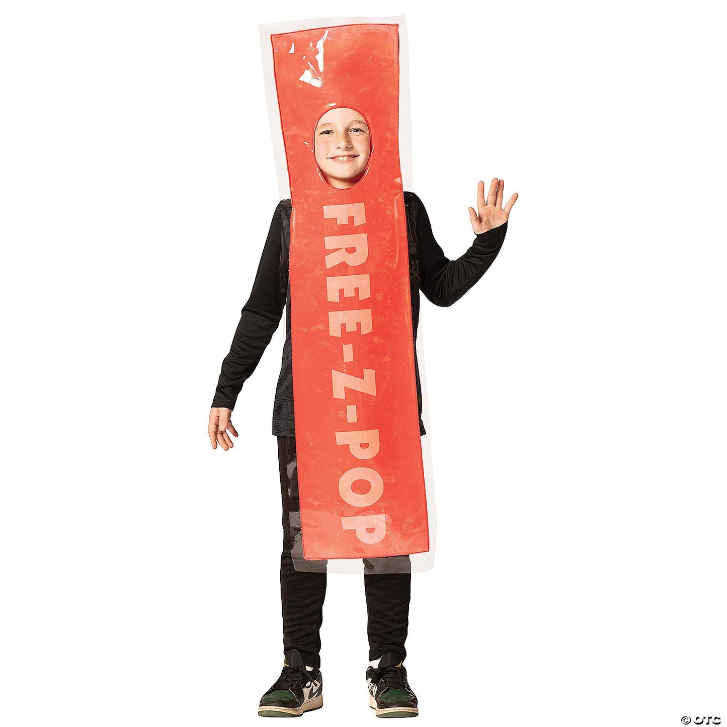 Unisex | Kids Red Free-Z-Pop Ice Costume - Medium 7-10