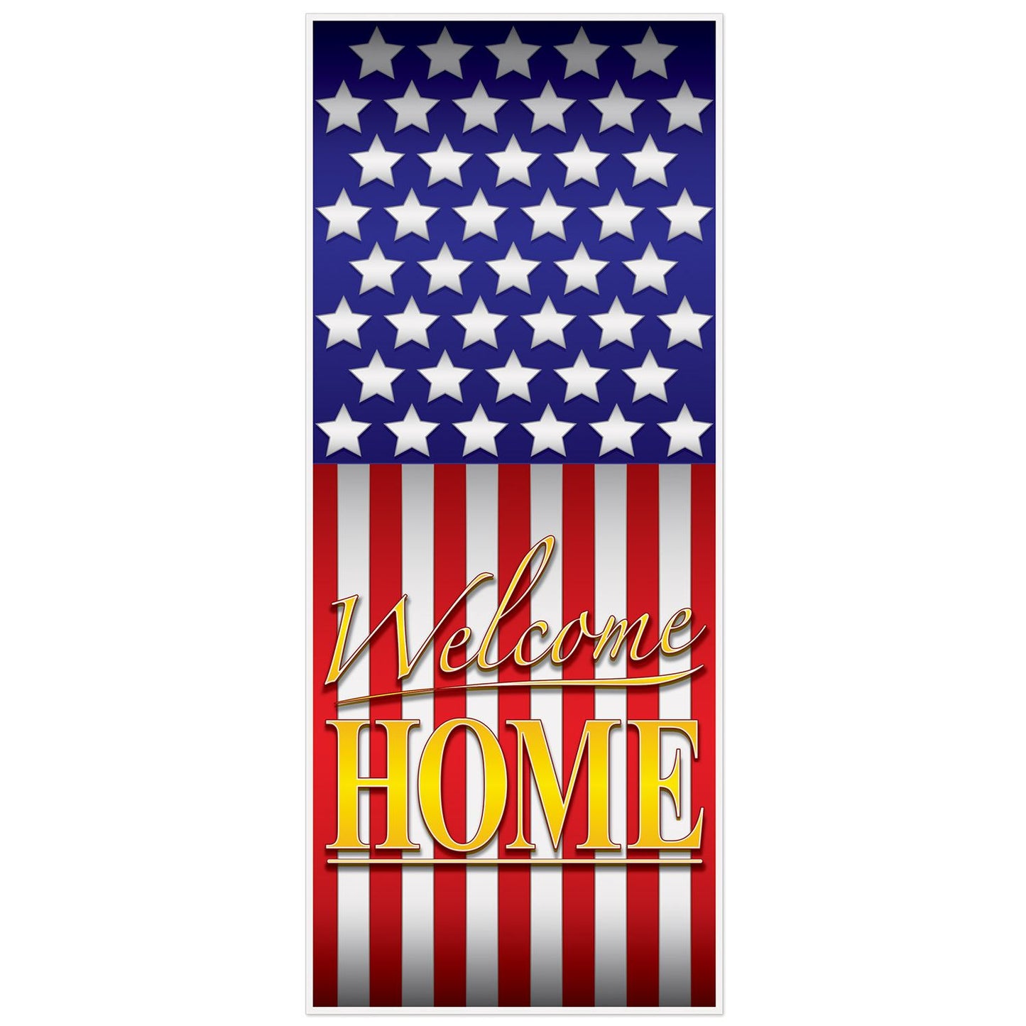 Beistle Welcome Home Door Cover - Patriotic | Party Supply | Decoration