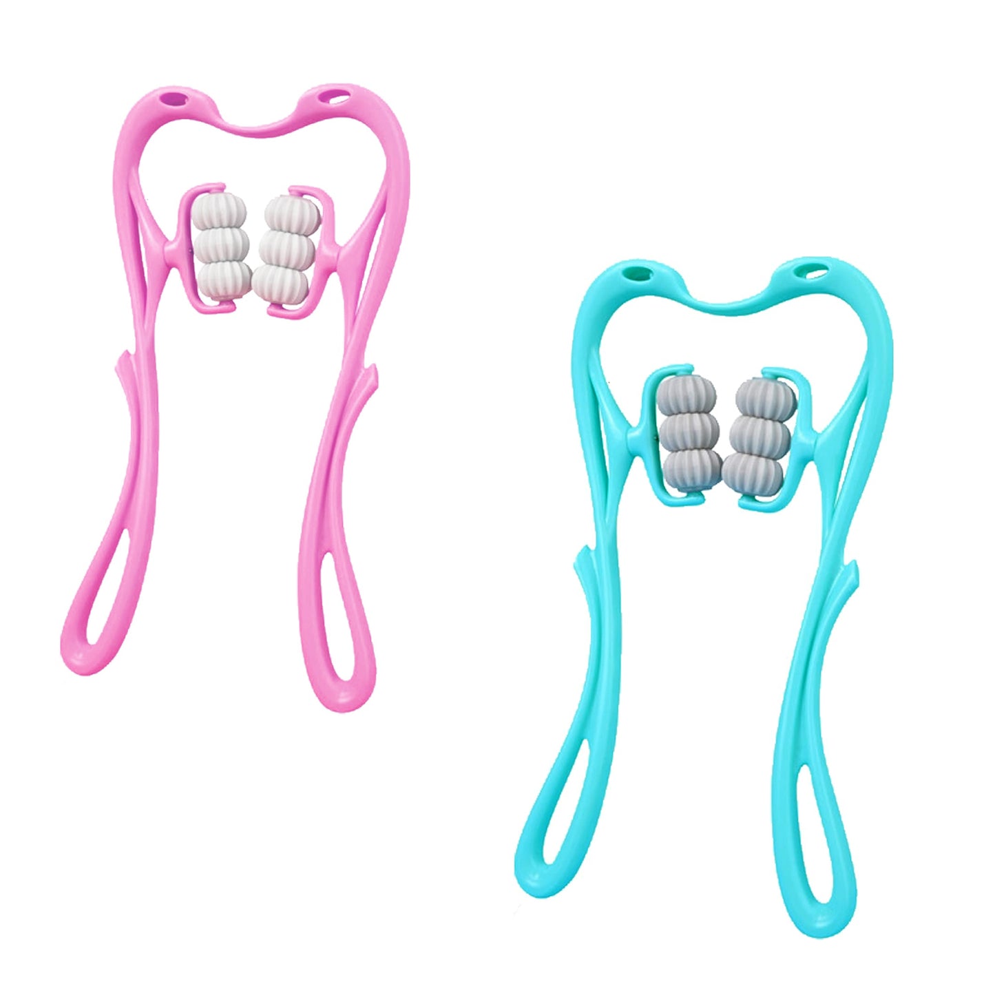 Neck Roller Massager 360º Rotatable Trigger Point Roller Portable Massager with