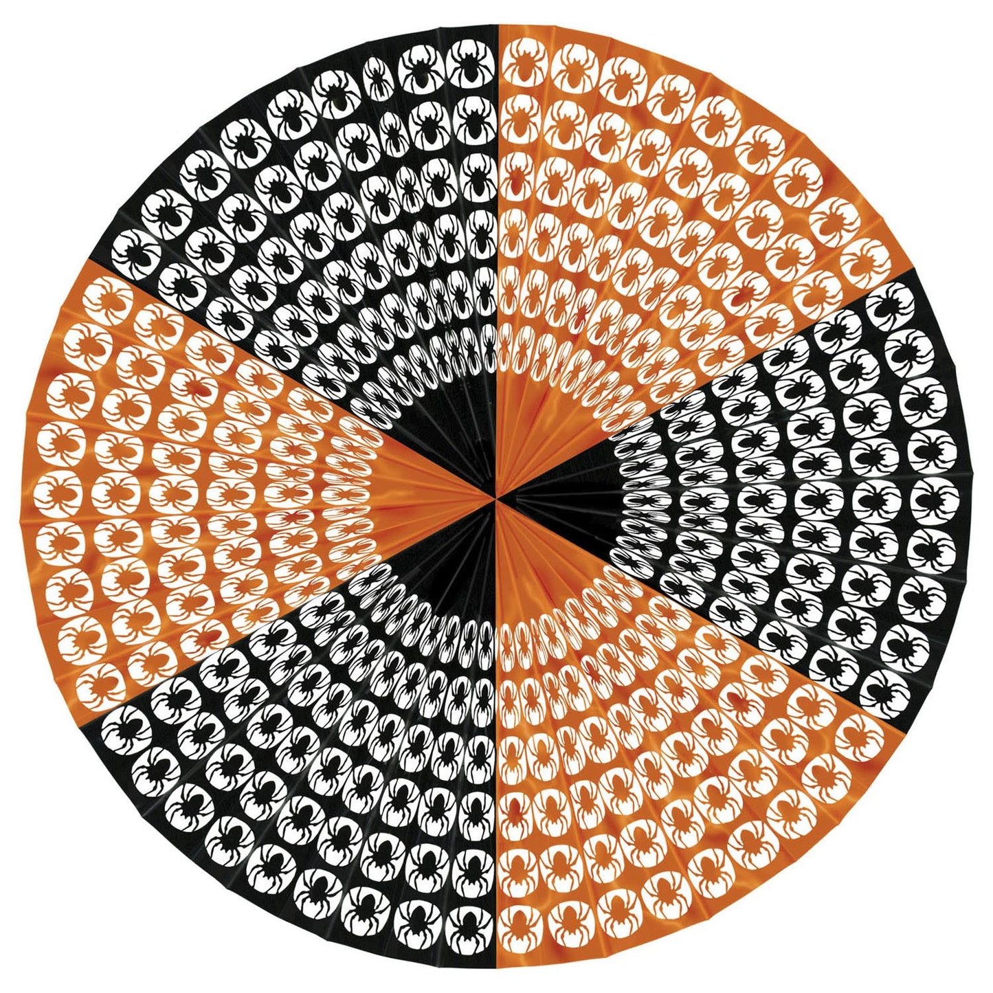 Beistle Spider Jumbo Display Fan - Halloween | Party Supply | Decoration