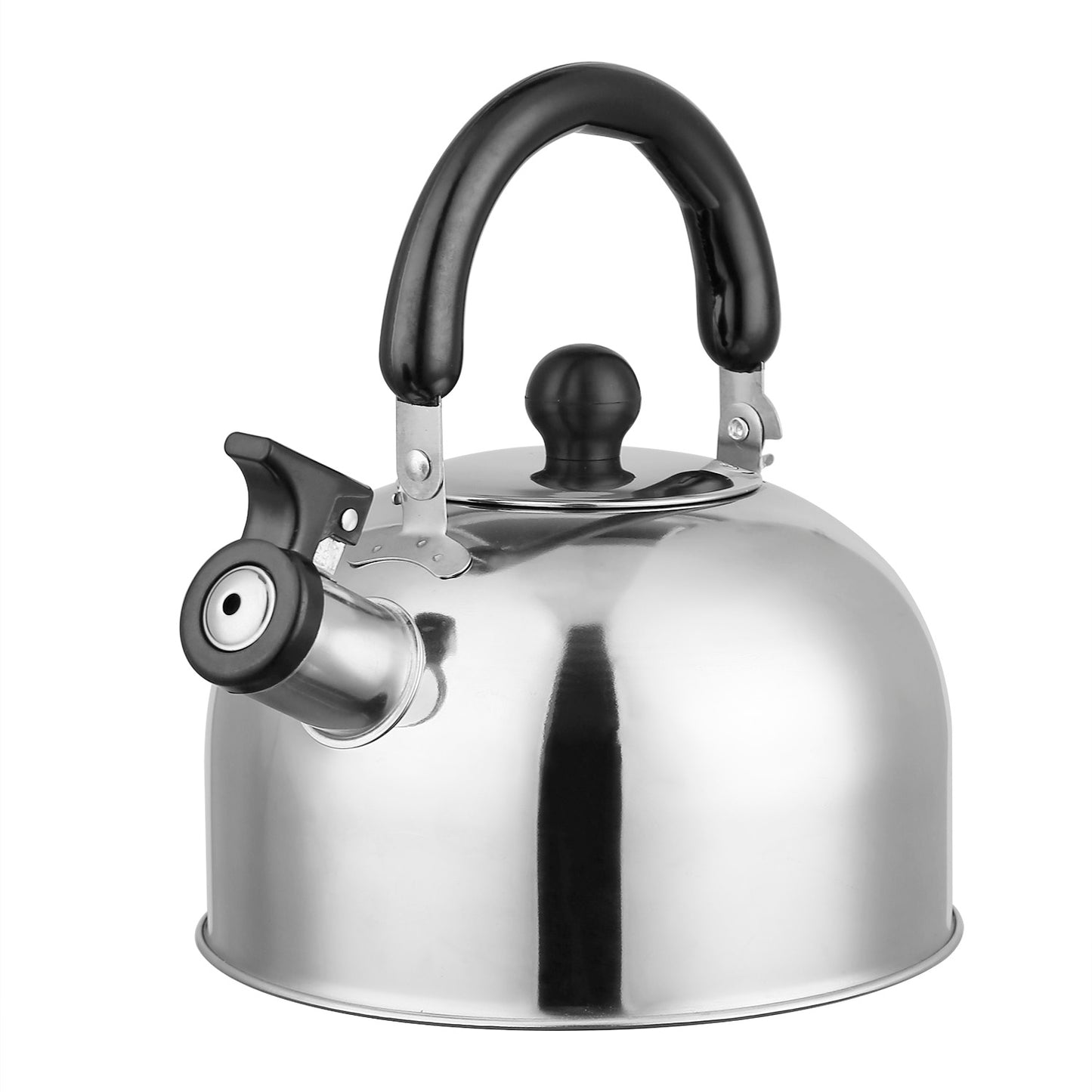 2.1Quarts Stainless Steel Whistling Tea Kettle Stovetop Induction Gas Teapot