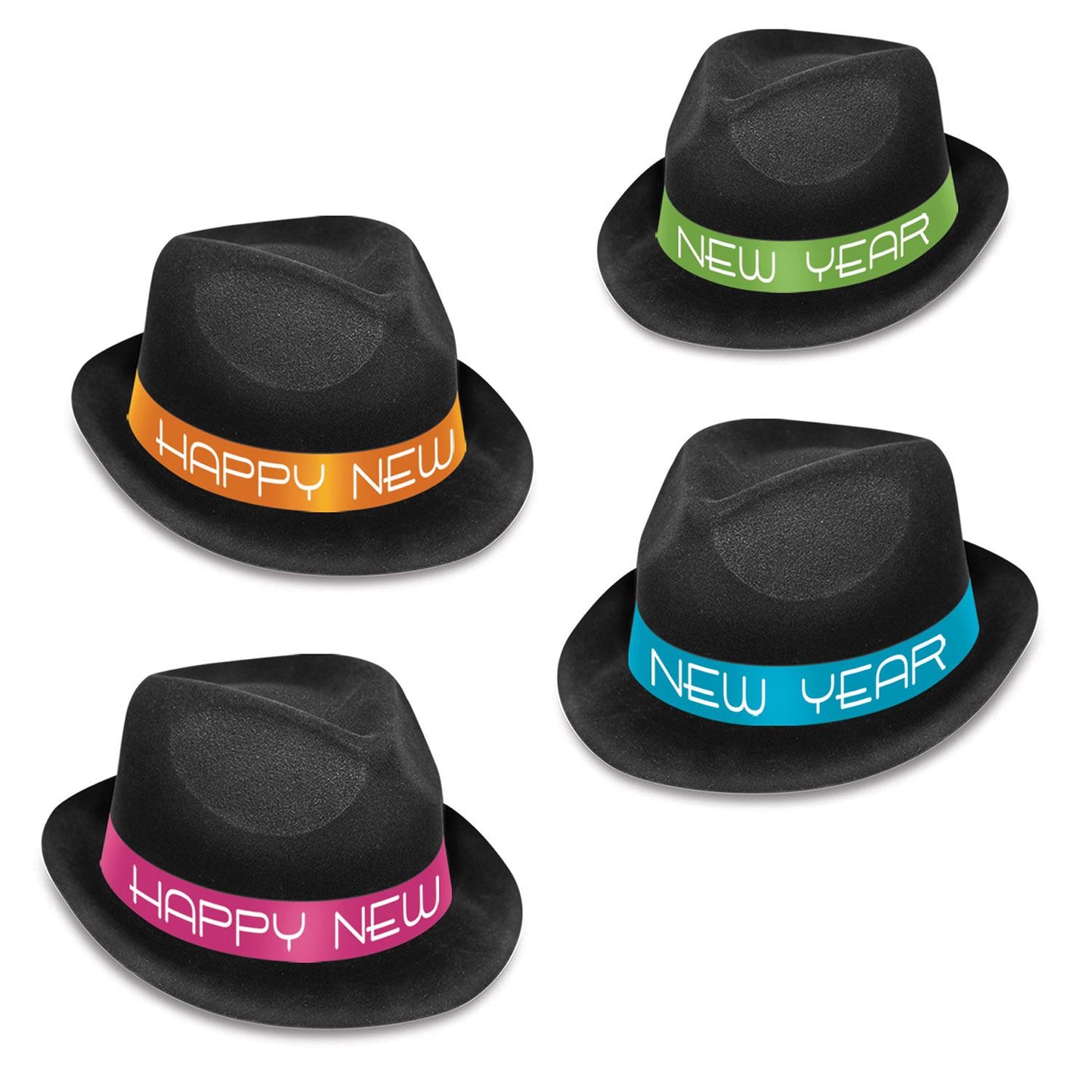 Beistle Neon Glow Chairman Hats - New Years | Party Supply | Decoration