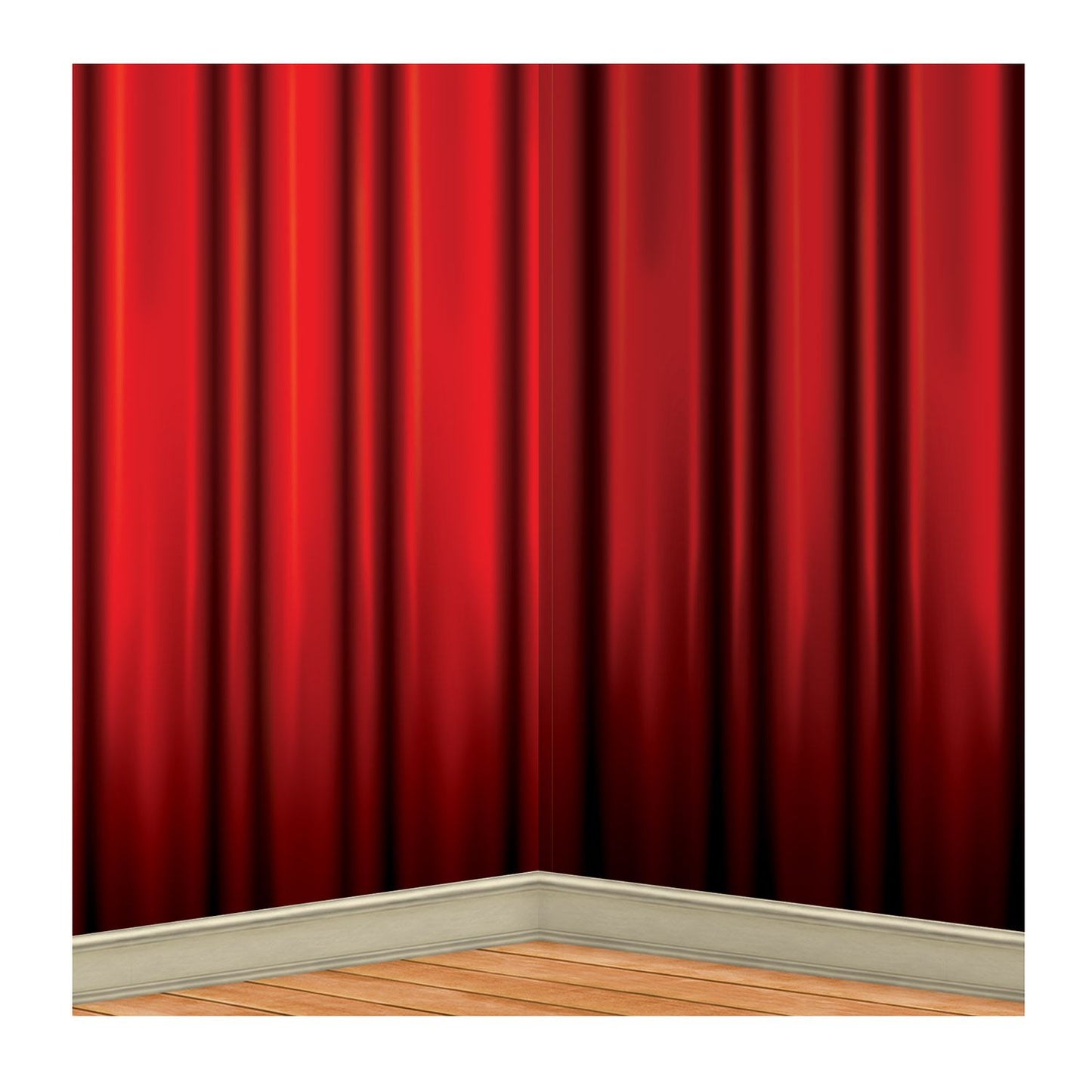 Beistle Red Curtain Backdrop - Awards Night | Party Supply | Decoration
