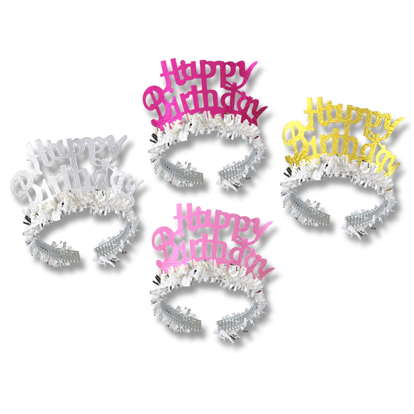 Beistle Happy Birthday Tiara with Fringe | Party Supply | Decoration