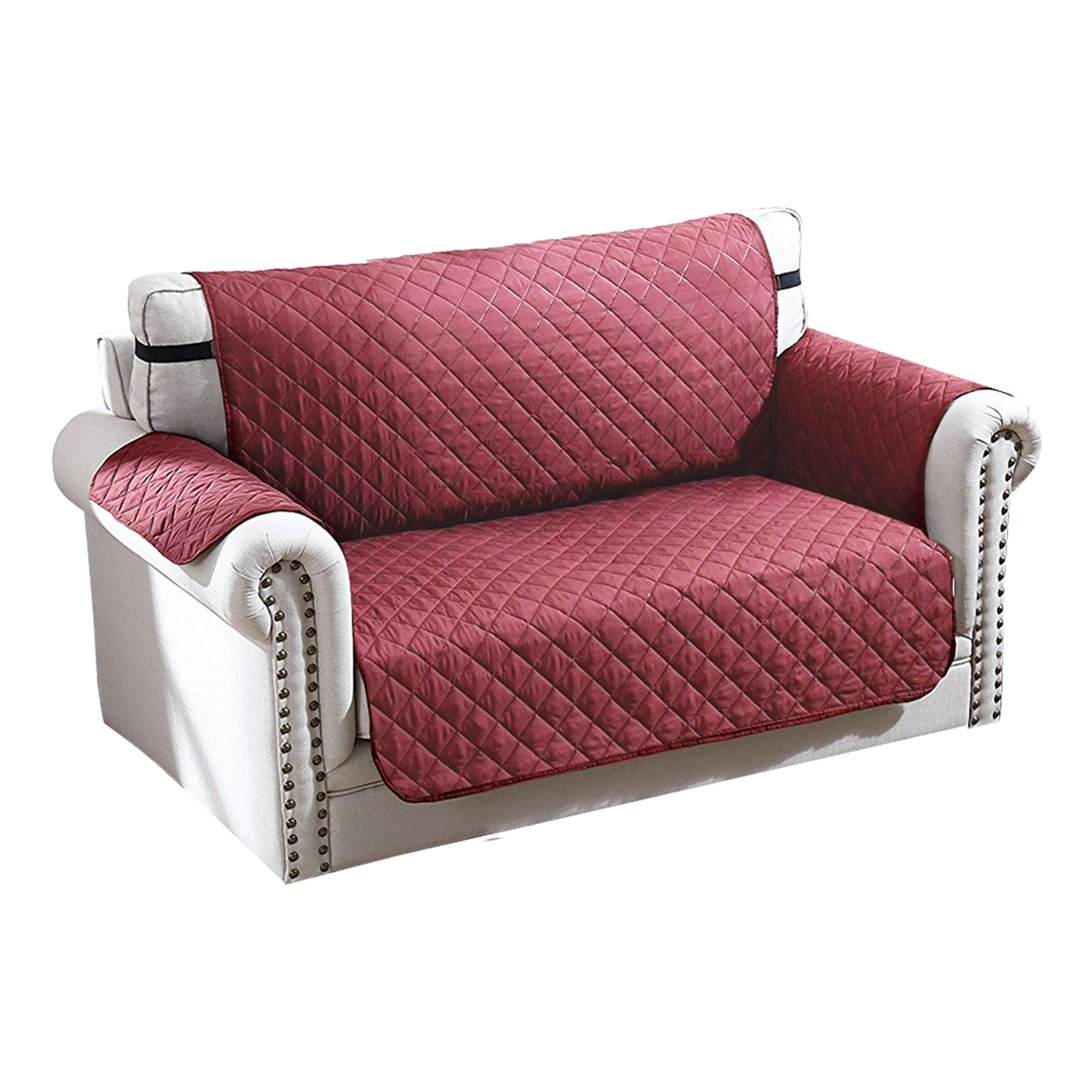 Reversible Sofa Cover Chair Loveseat Couch Slipcover Microfiber Cushion 3258