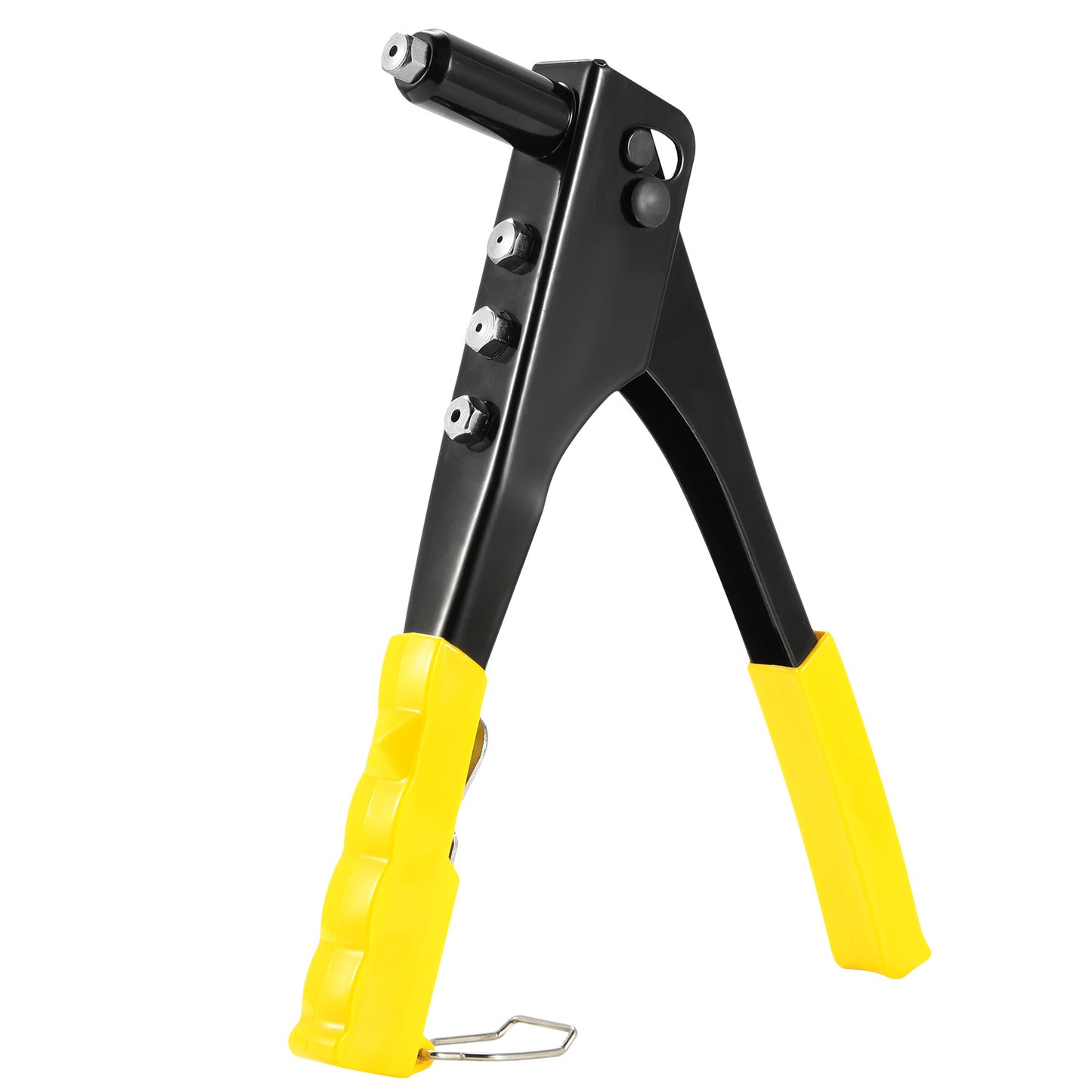 Hand Riveter Pop Rivet Gun 9.5inches Heavy Duty 4 Different Nozzles 1 Wrench