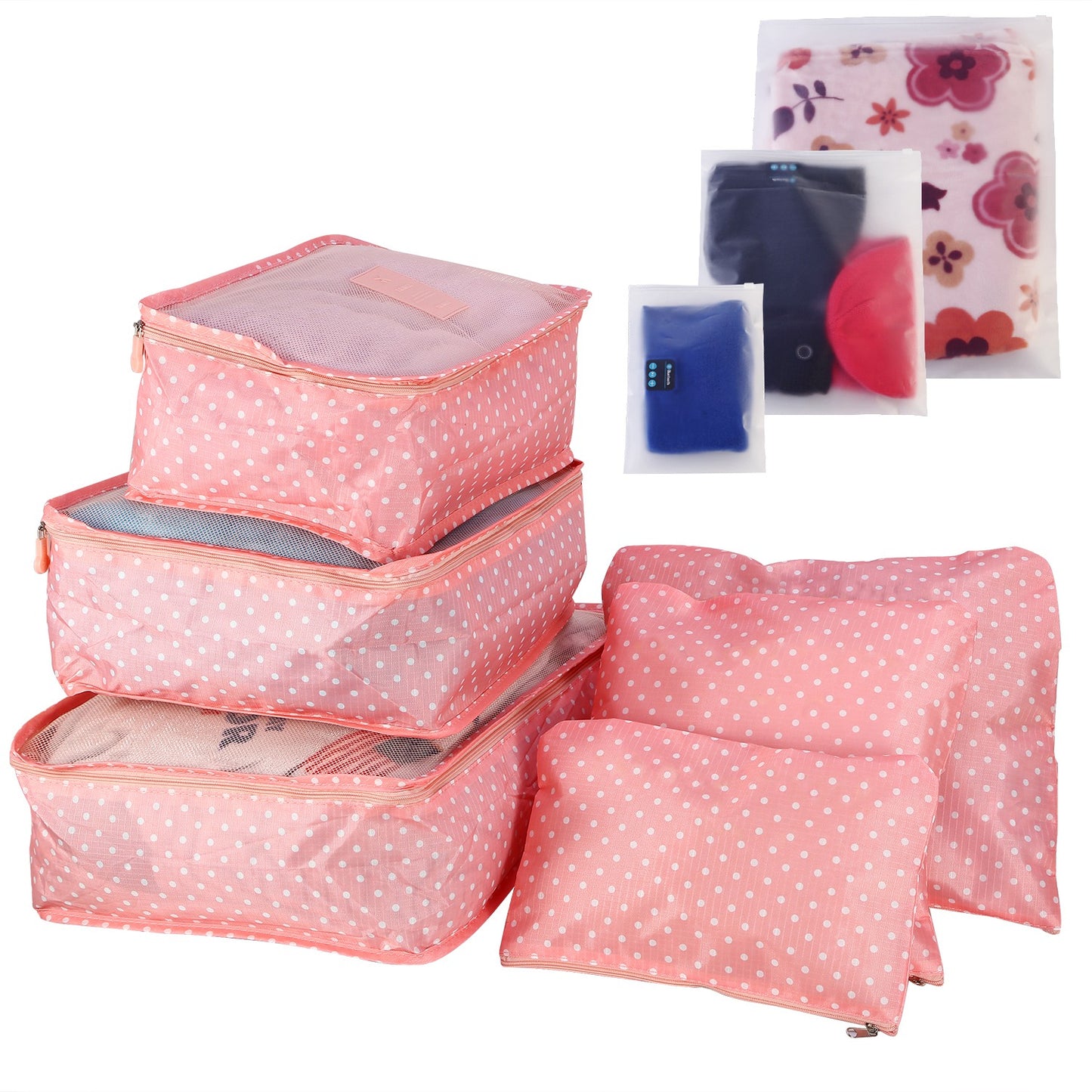 9Pcs Clothes Storage Bags Water-Resistant Travel Luggage Organizer Clothing 3238
