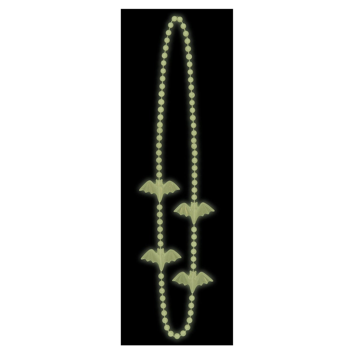 Beistle Glow In The Dark Bat Beads - Halloween | Party Supply | Decoration