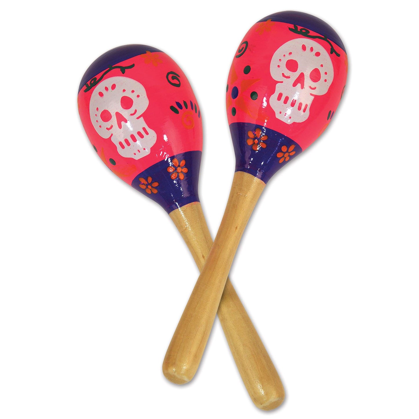 Beistle Day Of The Dead Maracas | Party Supply | Decoration