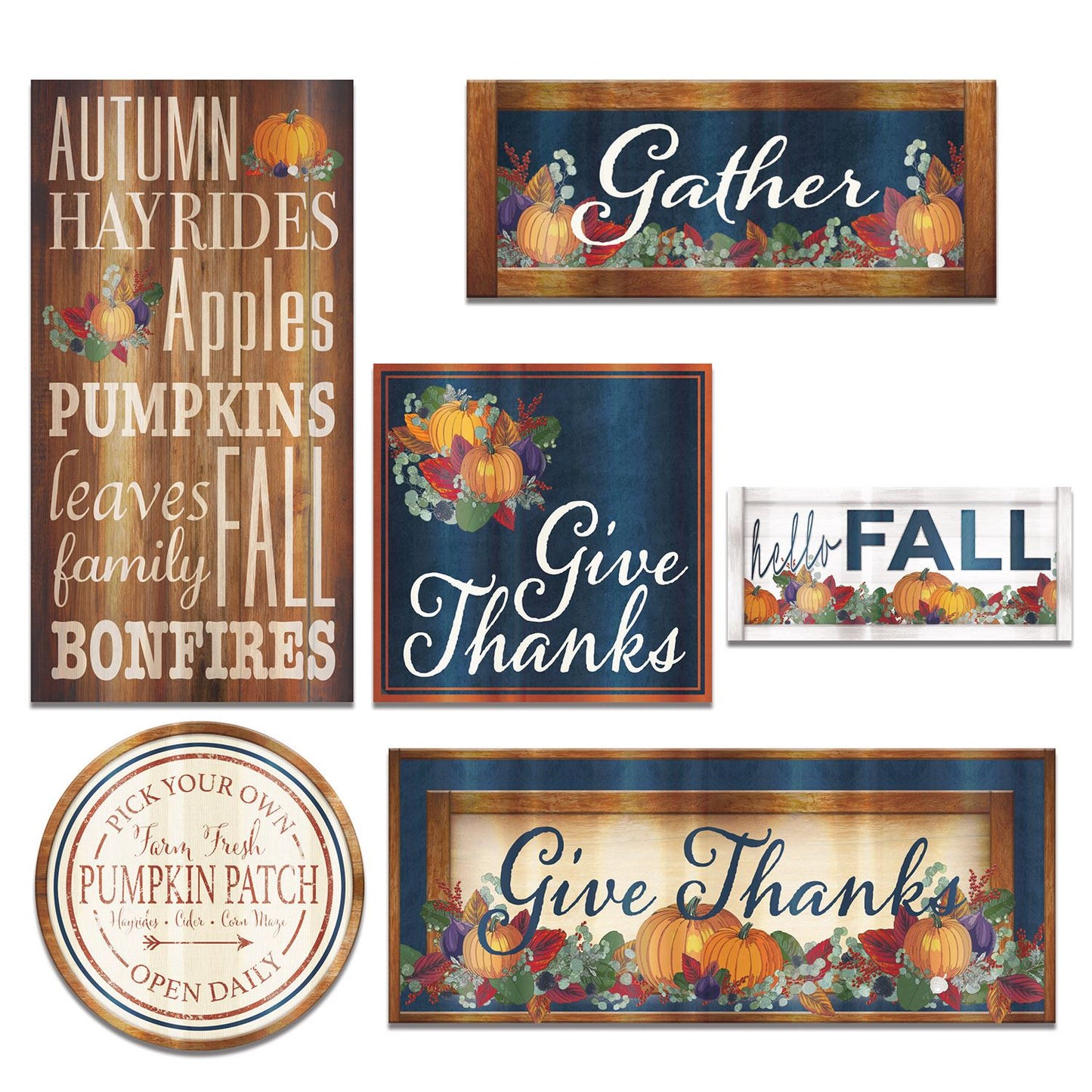 Beistle Foil Fall Thanksgiving Cutouts - Thanksgiving/Fall | Party Supply