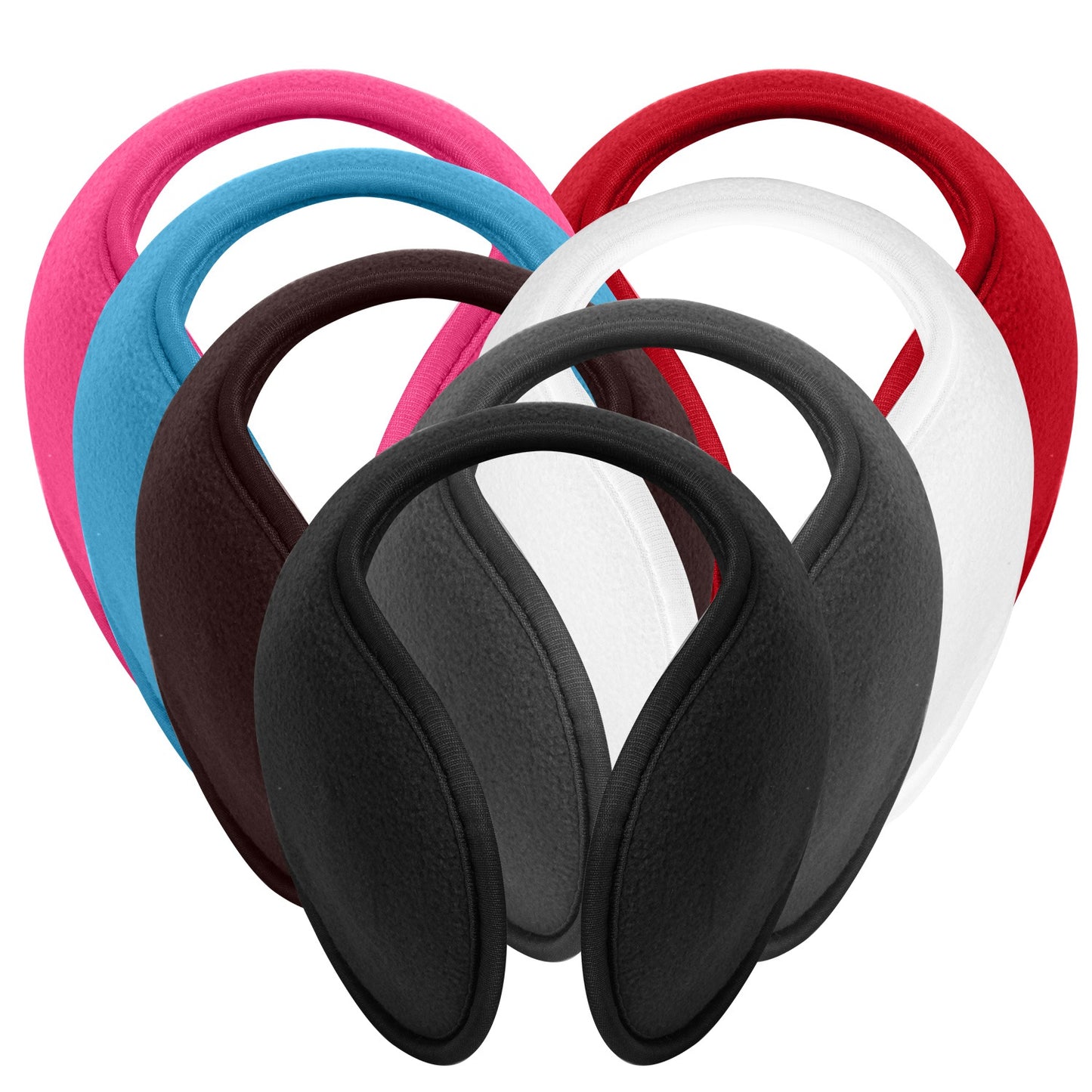 2Pcs Ear Warmers Unisex Winter Earmuffs Behind-the-Head for Winter Running 9797