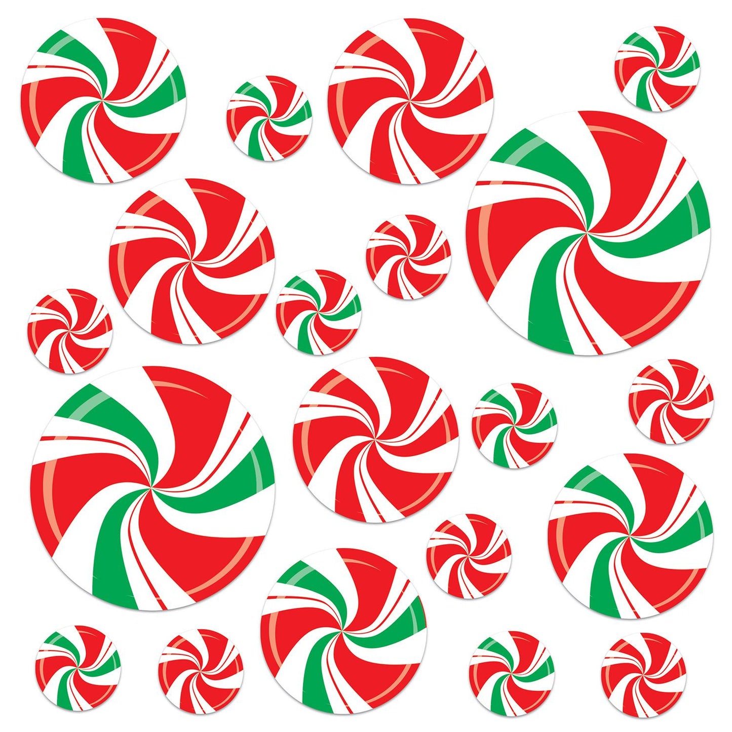 Beistle Peppermint Cutouts - Christmas/Winter | Party Supply | Decoration