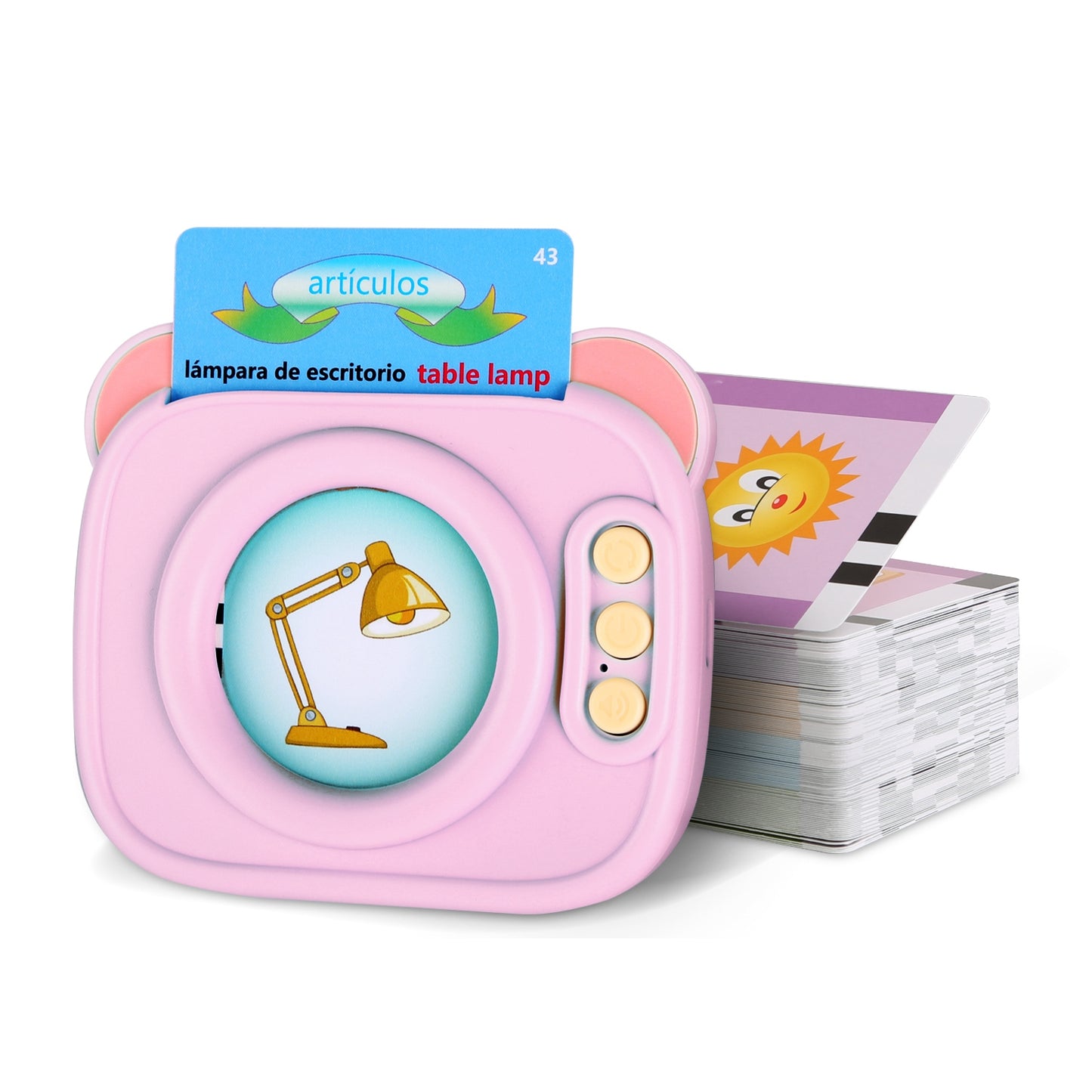 Spanish & English Talking Flash Cards 224 Sight Words Bilingual Flash Cards 9583