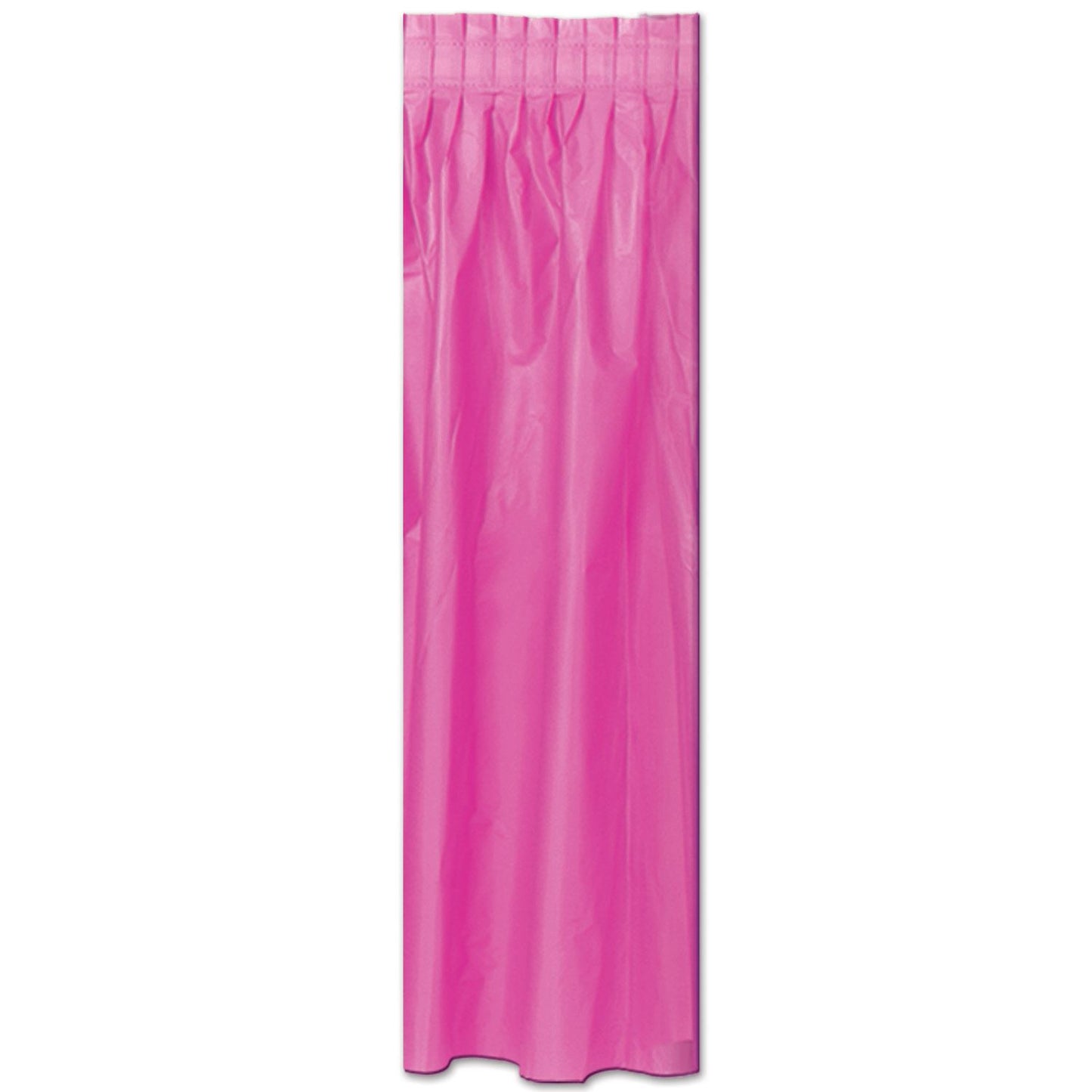 Beistle Cerise Plastic Table Skirting - General Occasion | Party Supply