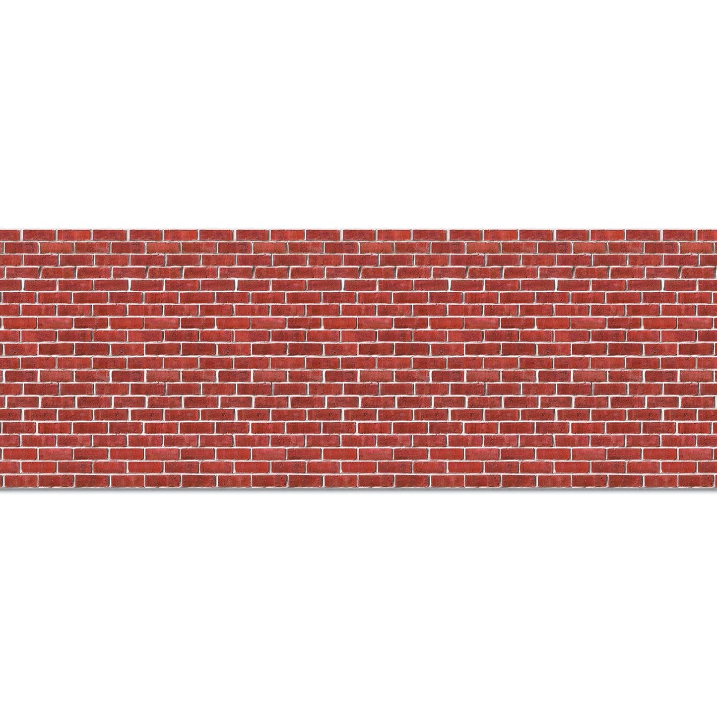 Beistle Brick Wall Backdrop - Christmas/Winter | Party Supply | Decoration