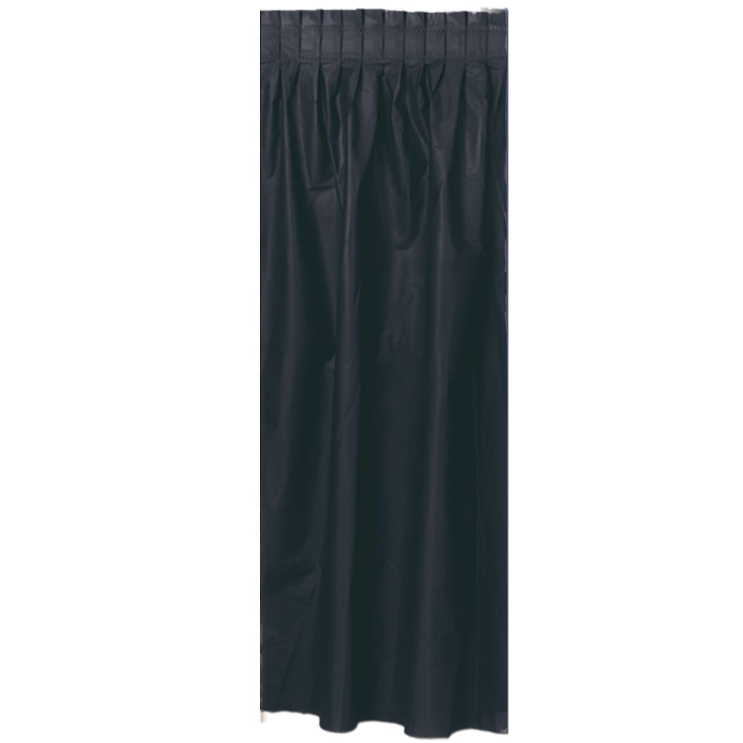 Beistle Black Plastic Table Skirting - General Occasion | Party Supply