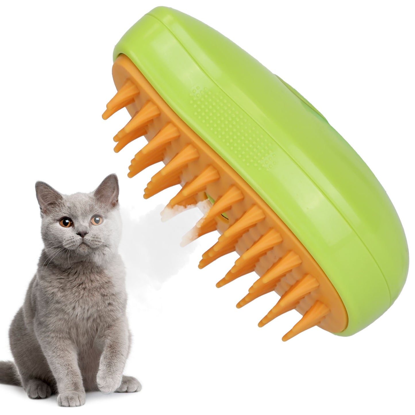 3 In 1 Cat Grooming Steam Brush Hair Brush with Steamer Pet Massage Comb