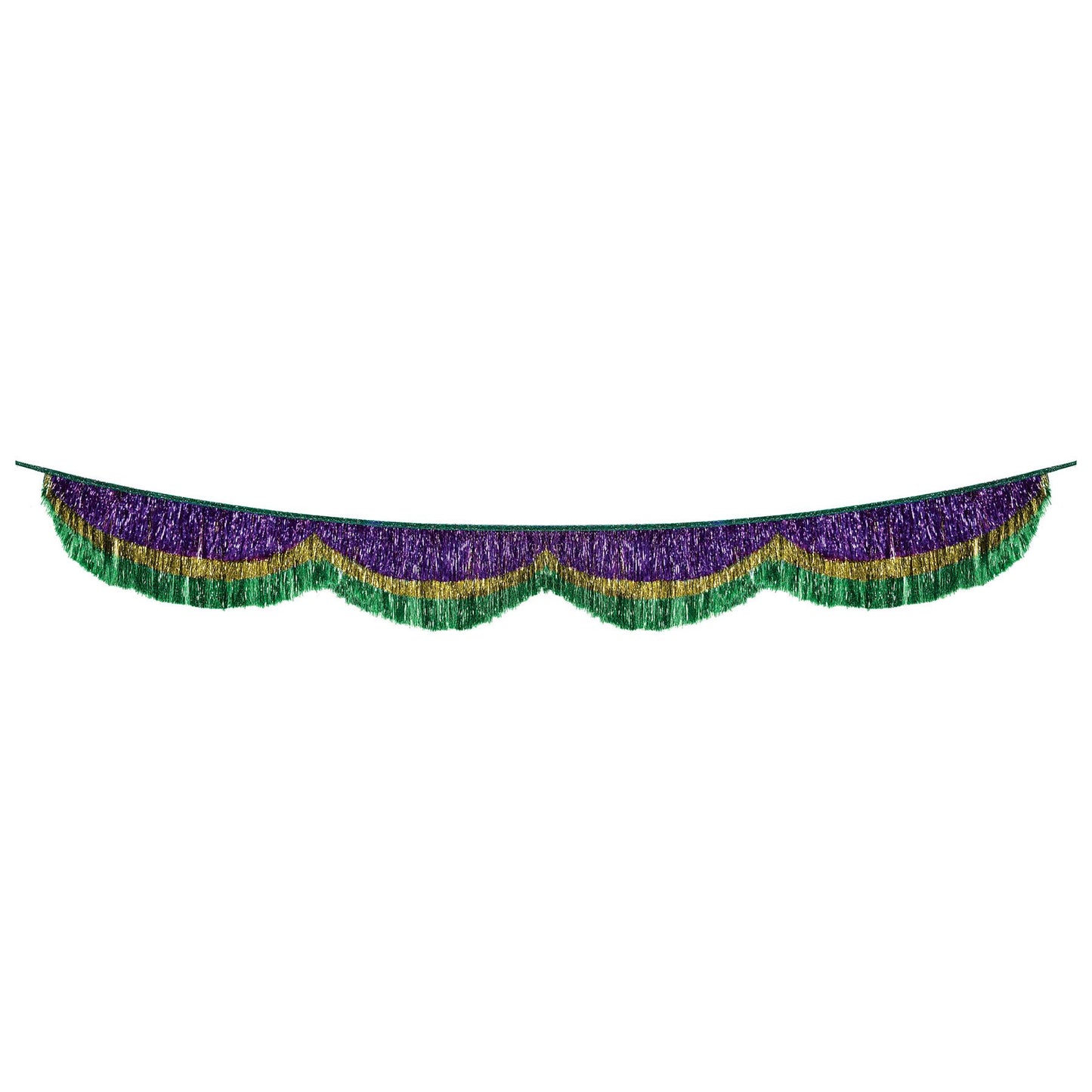 Mardi Gras Tinsel Fringe Bunting