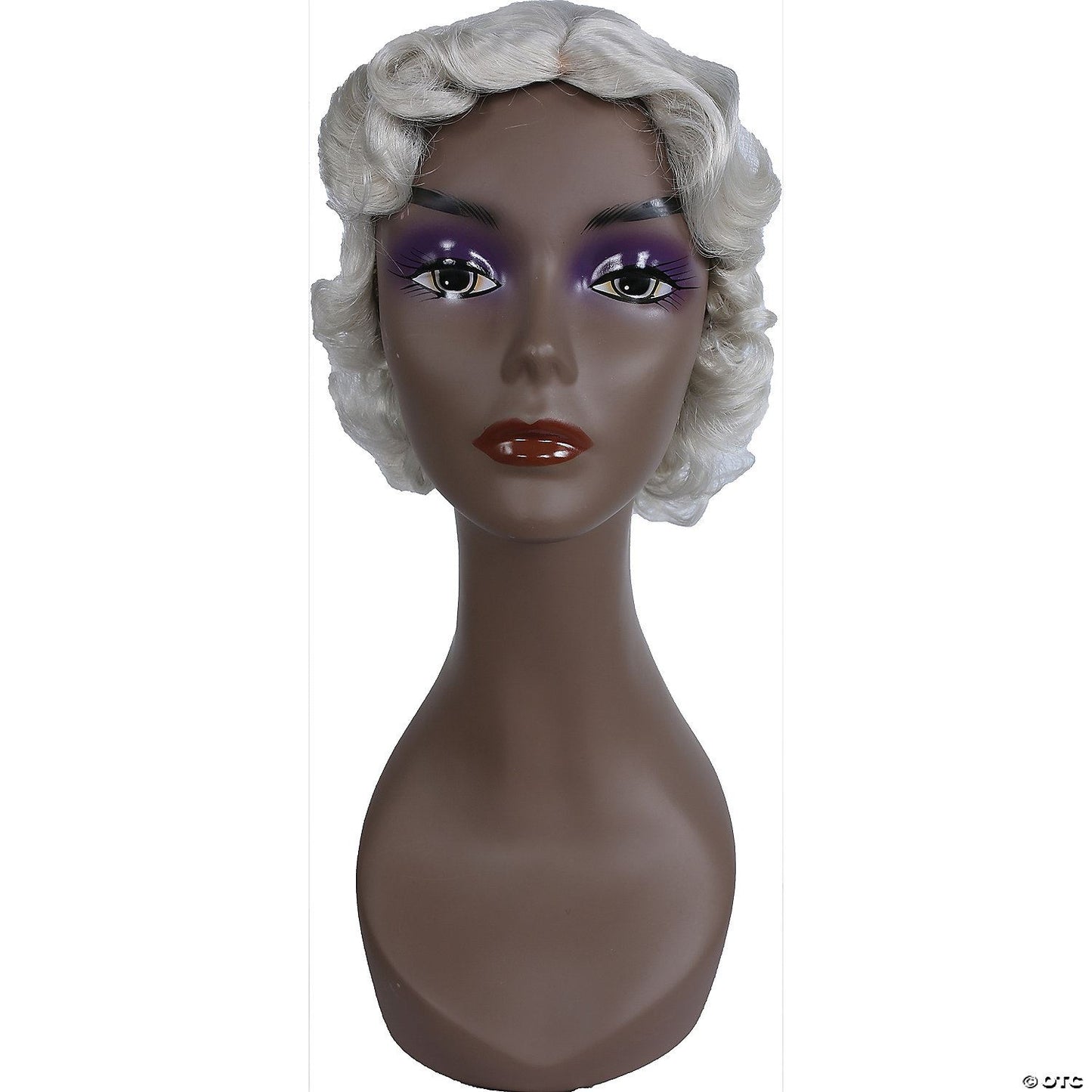Womens Fingerwave Fluff Wig | White