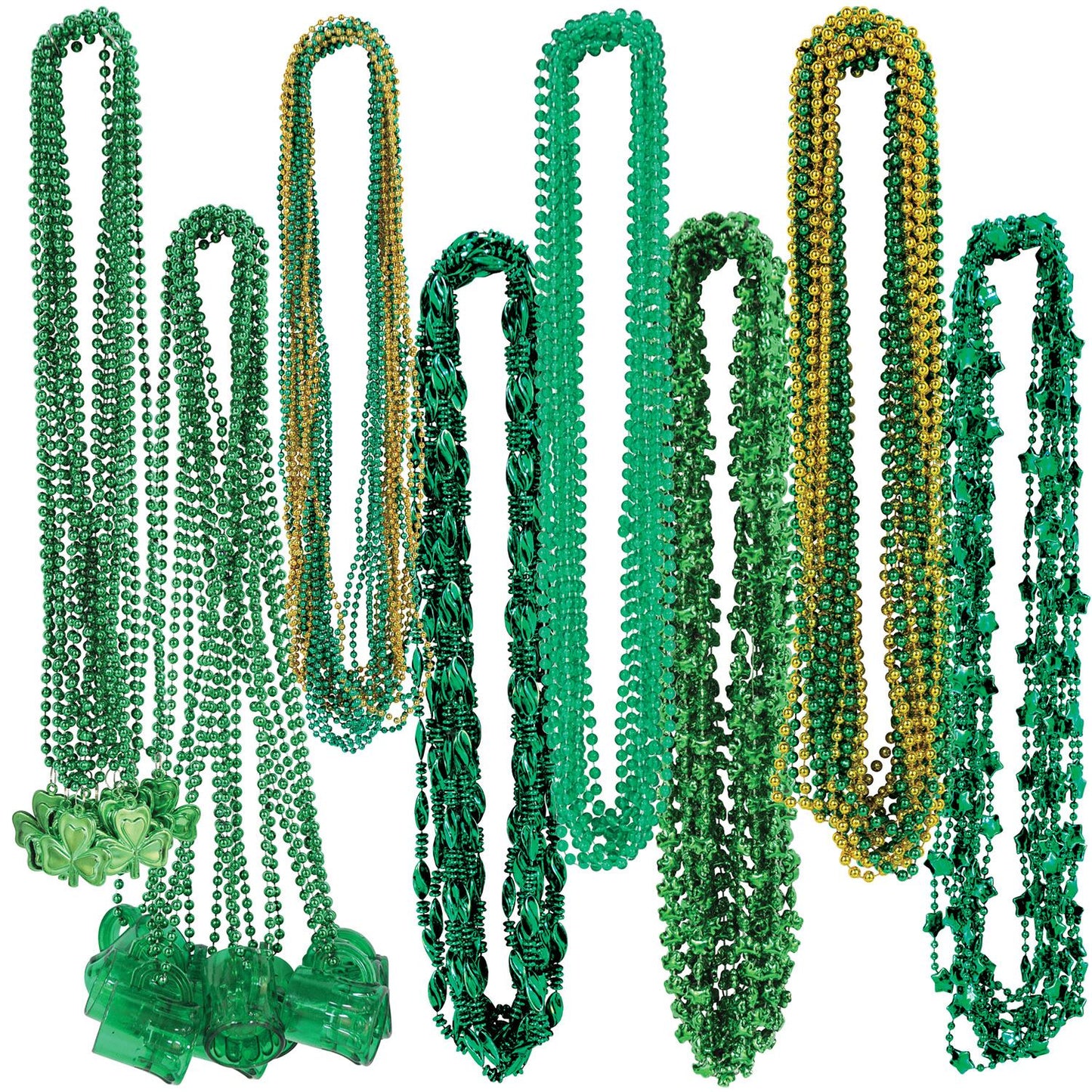 Beistle St Patrick's Bead Assortment - 100/Package - St. Patricks | Party