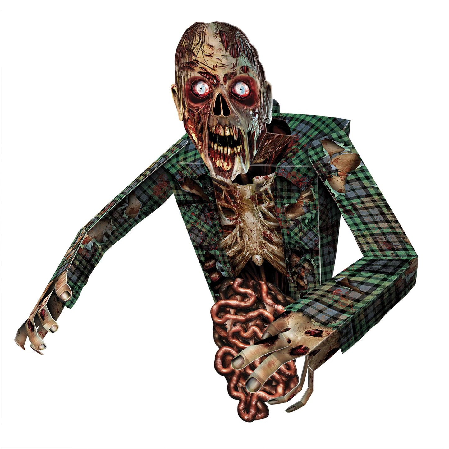 Beistle 3-D Zombie Wall Decoration - Halloween | Party Supply