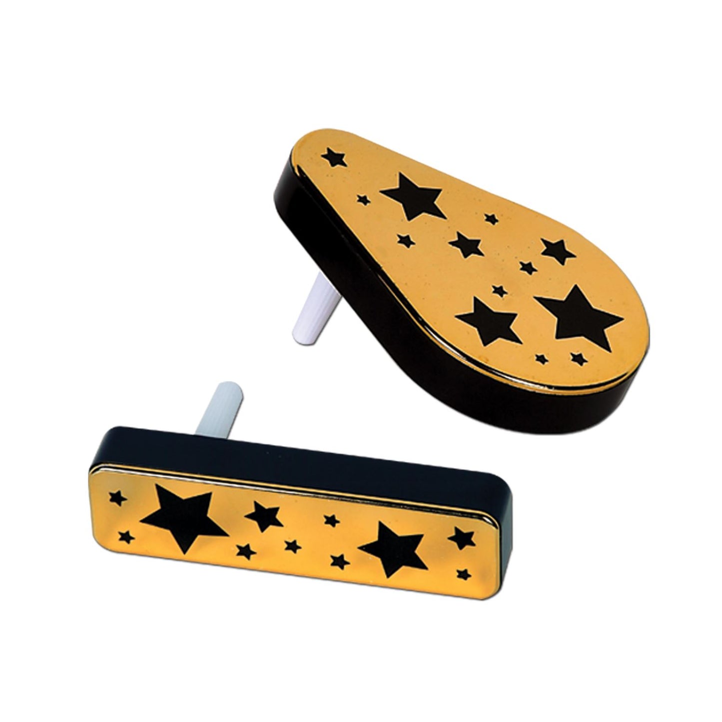 Beistle Black and Gold Plastic Metallic Noisemakers - New Years | Party Supply
