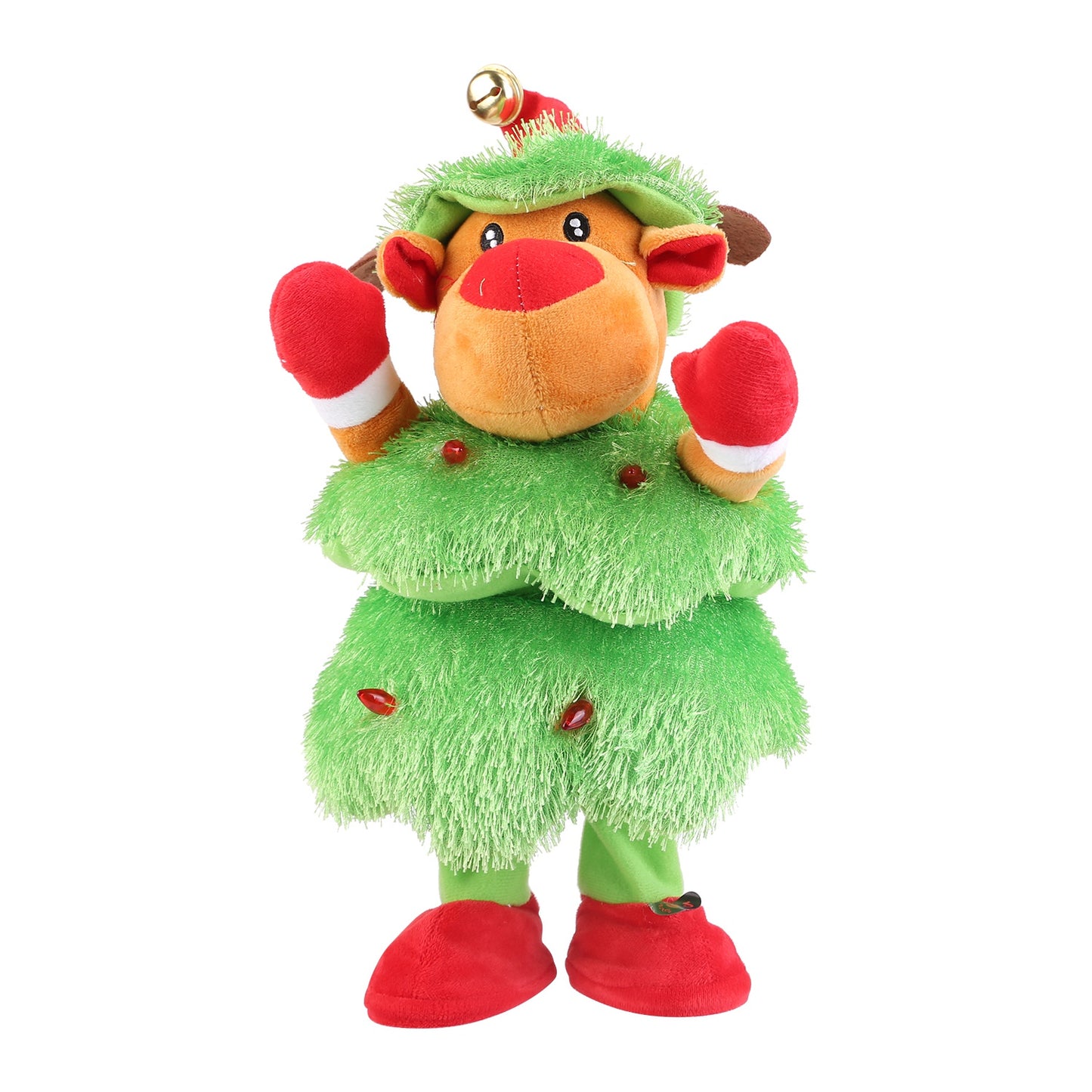 Electric Dancing Singing Plush Toy Twisting Elk Toy Talking Interactive