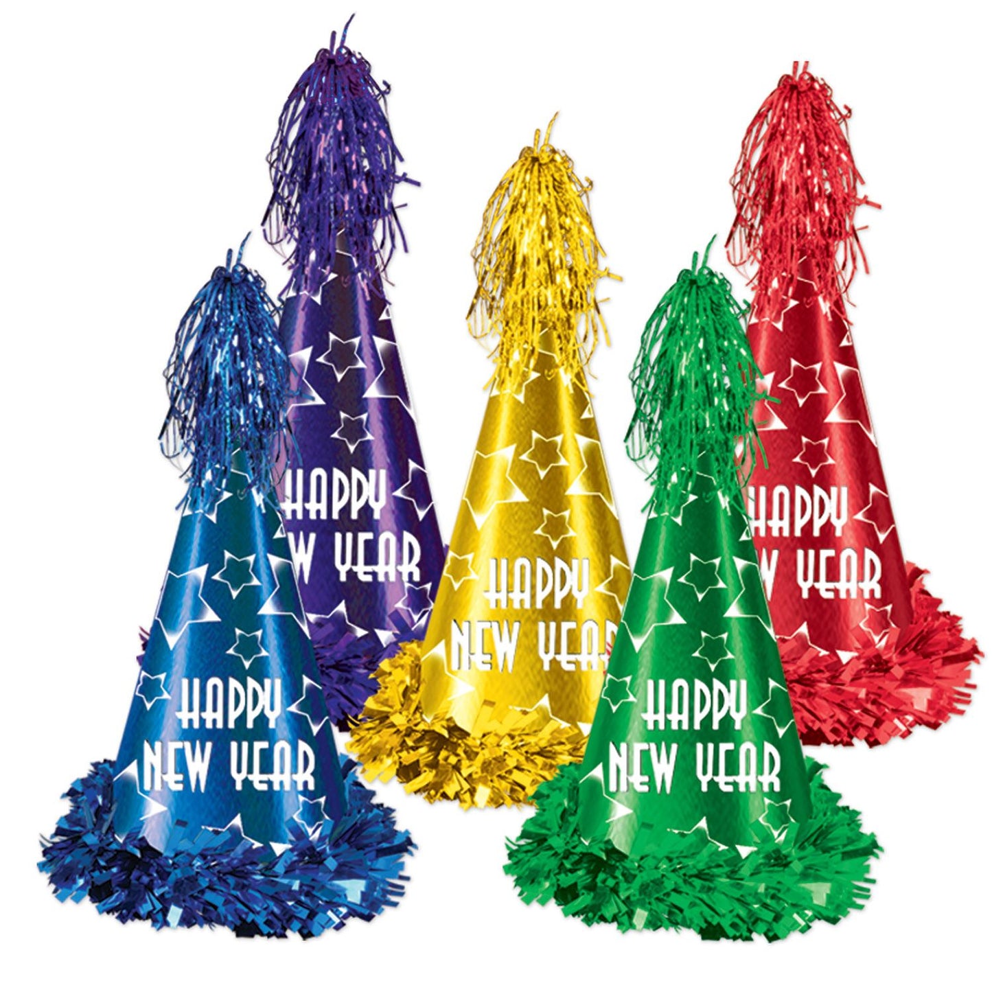 Beistle Gem-Star New Year Party Hats - New Years | Party Supply | Decoration
