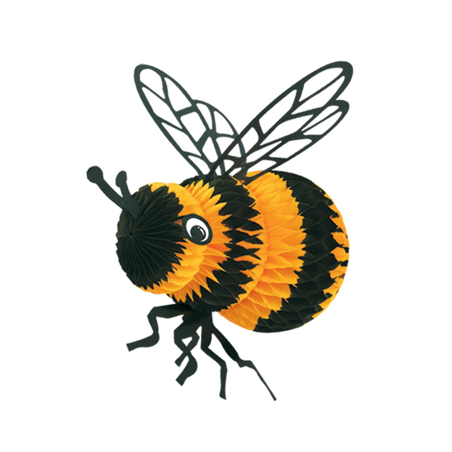 Beistle Art-Tissue Bee - 8 Inch - Spring/Summer | Party Supply | Decoration