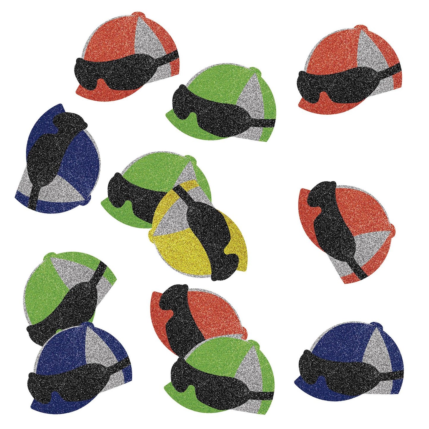 Beistle Jockey Helmet Deluxe Sparkle Confetti - Derby Day | Party Supply