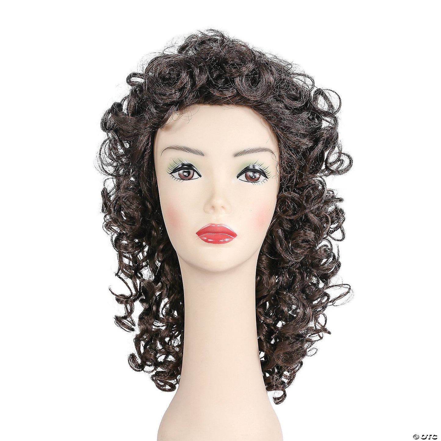 Womens Fancy Bargain Curly Wig | Brown