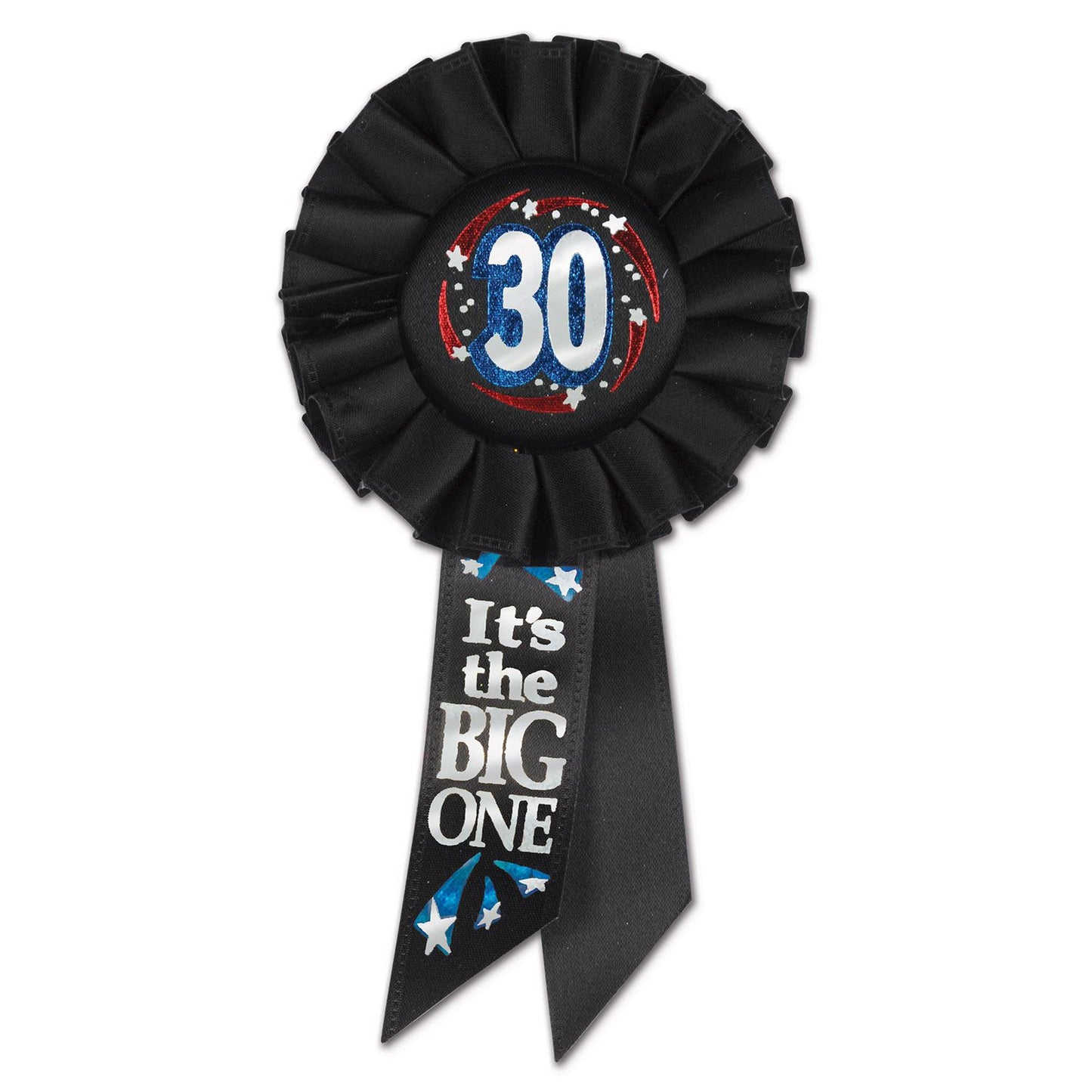 Beistle 30 It's The Big One Rosette Ribbon - Party Supply for Over-The-Hill