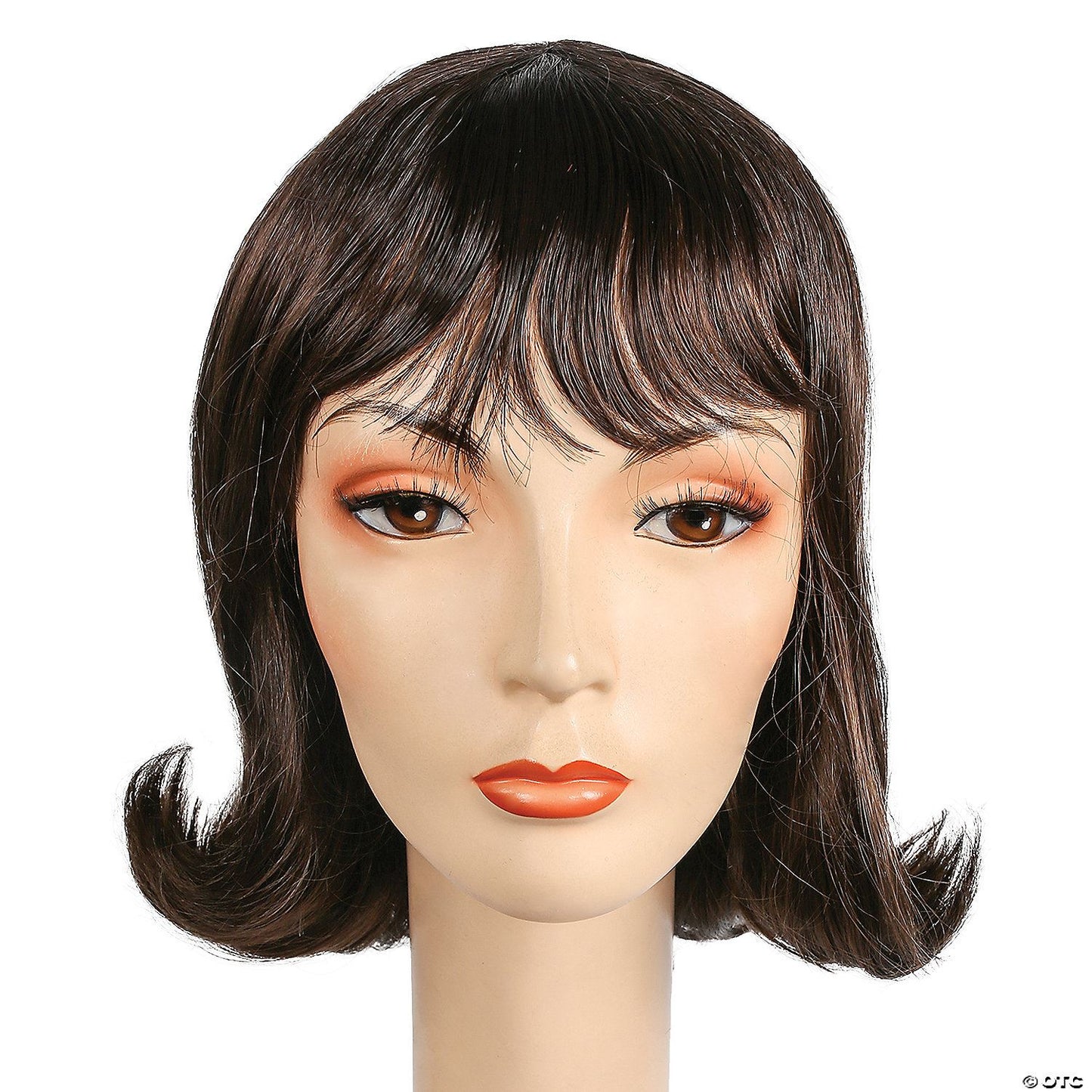 Womens Banged Prom Pageboy Wig | Tan-Medium