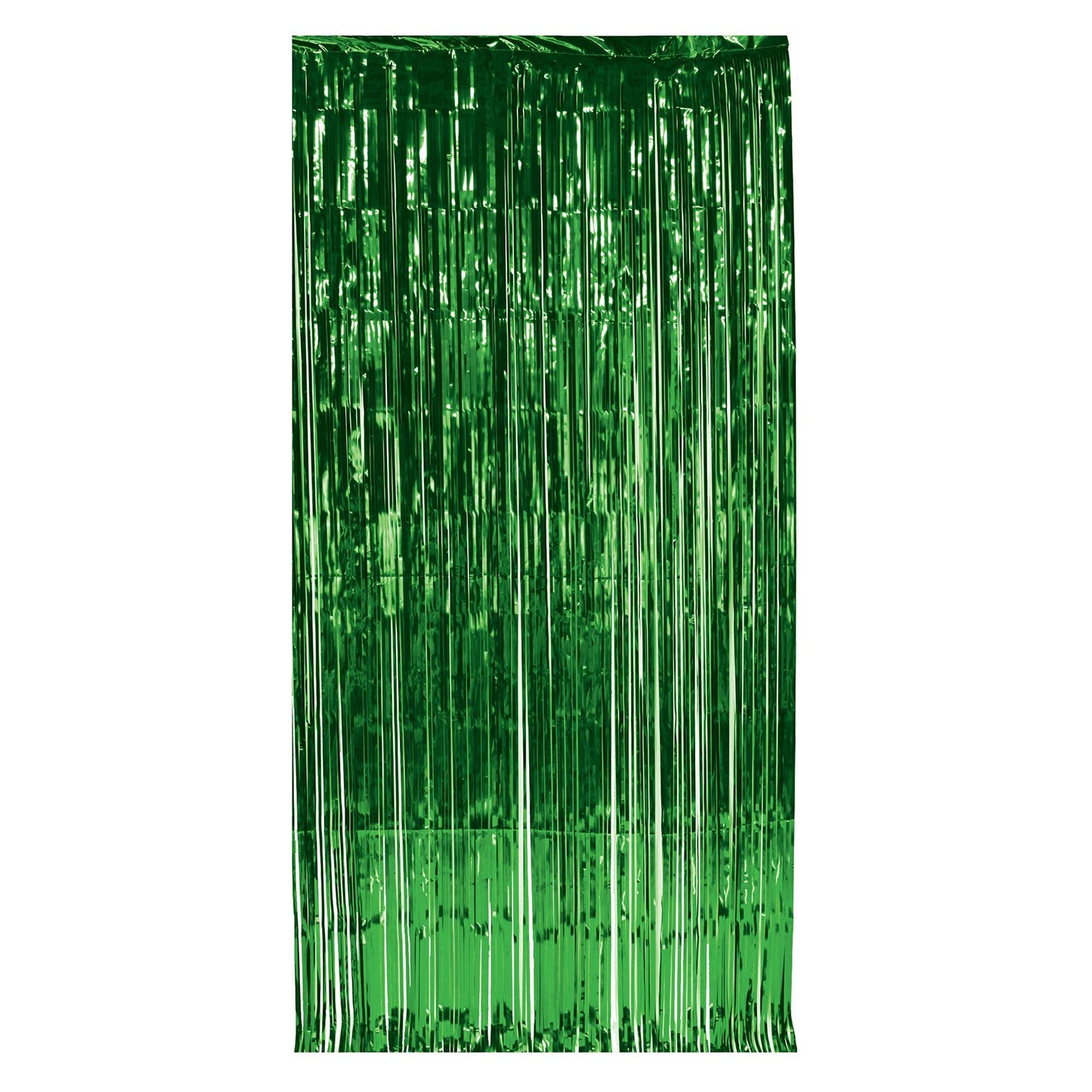 Beistle Green 1-Ply Gleam N Curtain - General Occasion | Party Supply