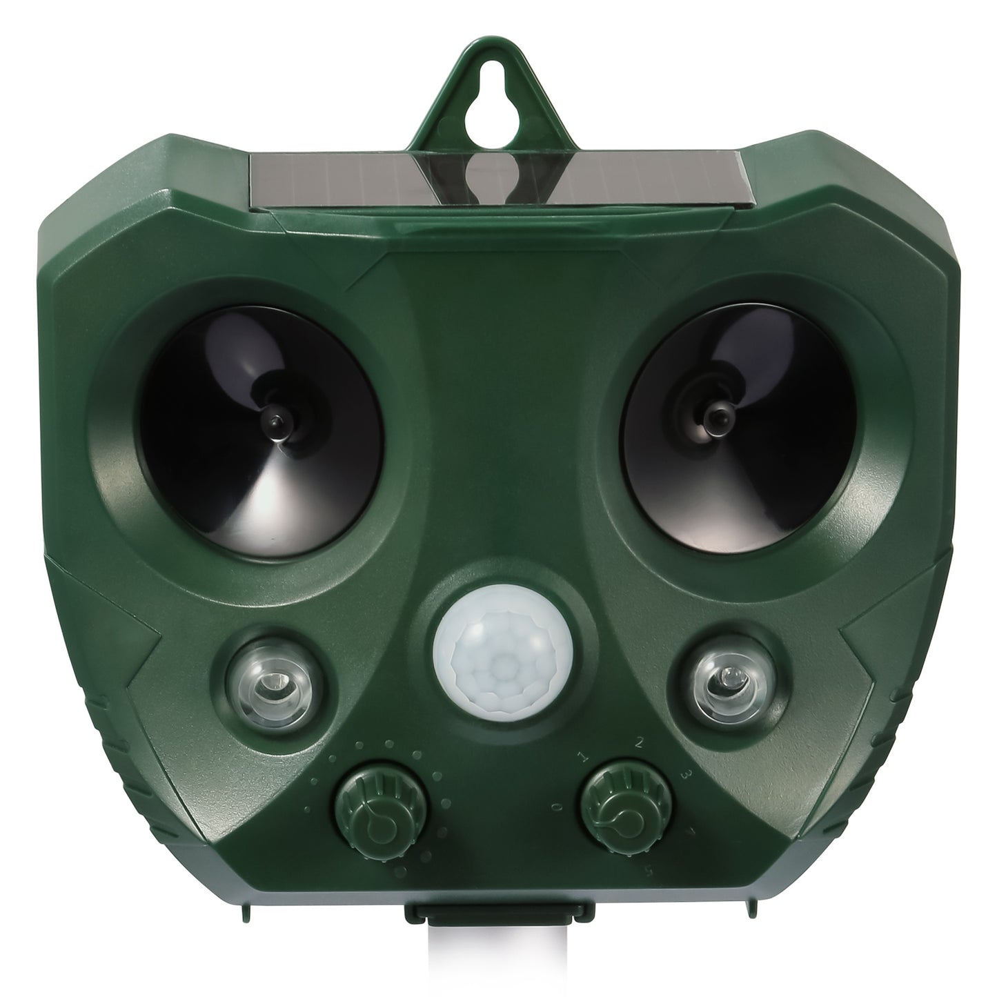Ultrasonic Animal Repeller Solar Powered Repellent with Motion Sensor LED
