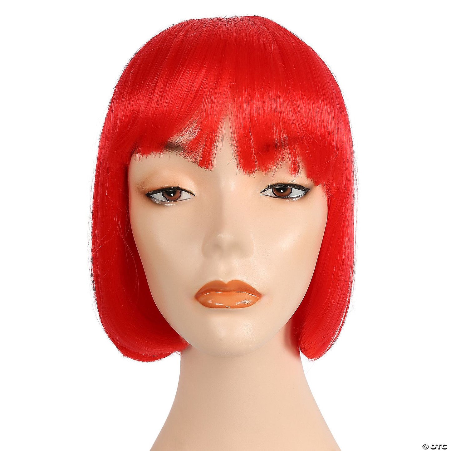 Womens Red Bargain China Doll Wig