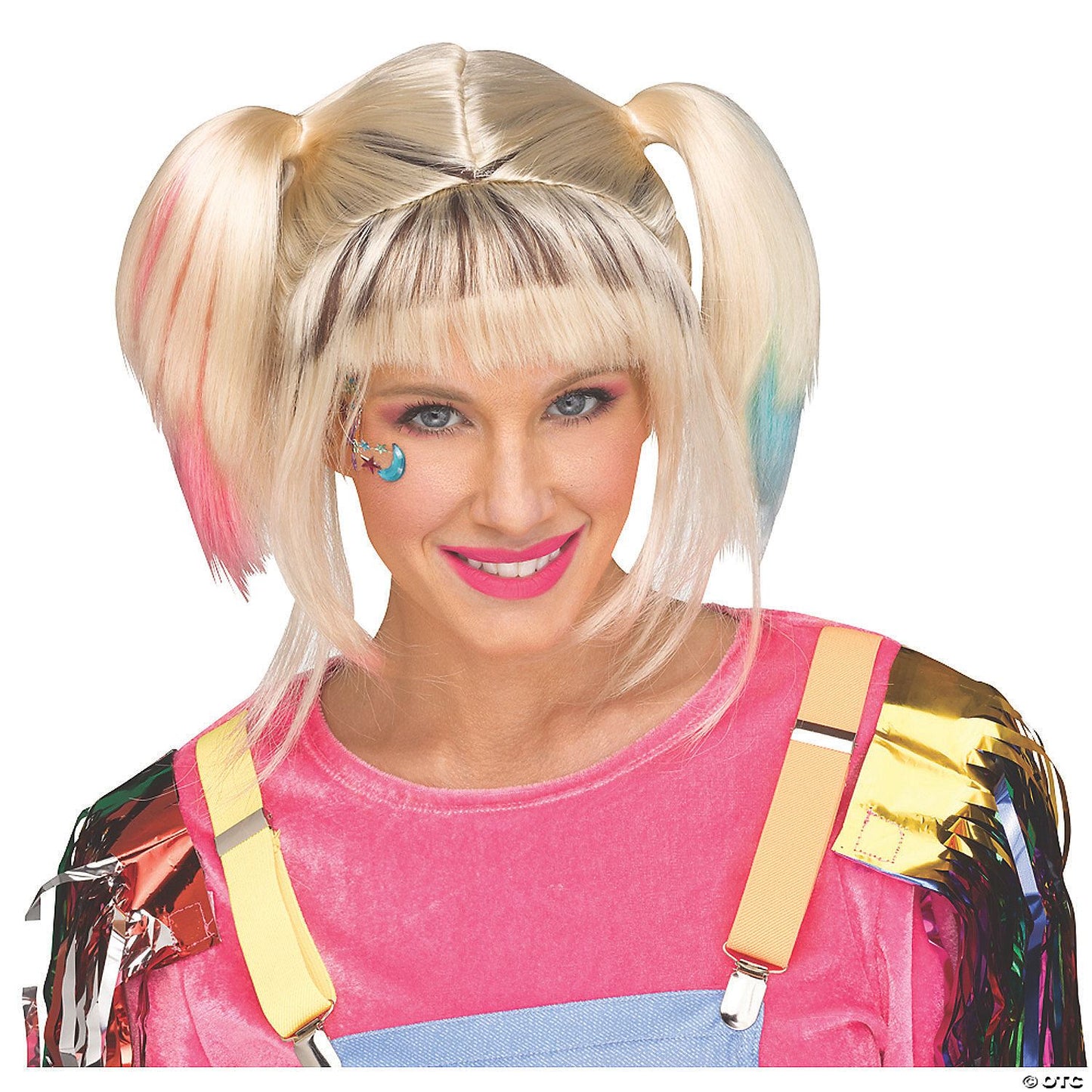 Womens Blonde Rascal Roller Derby Wig