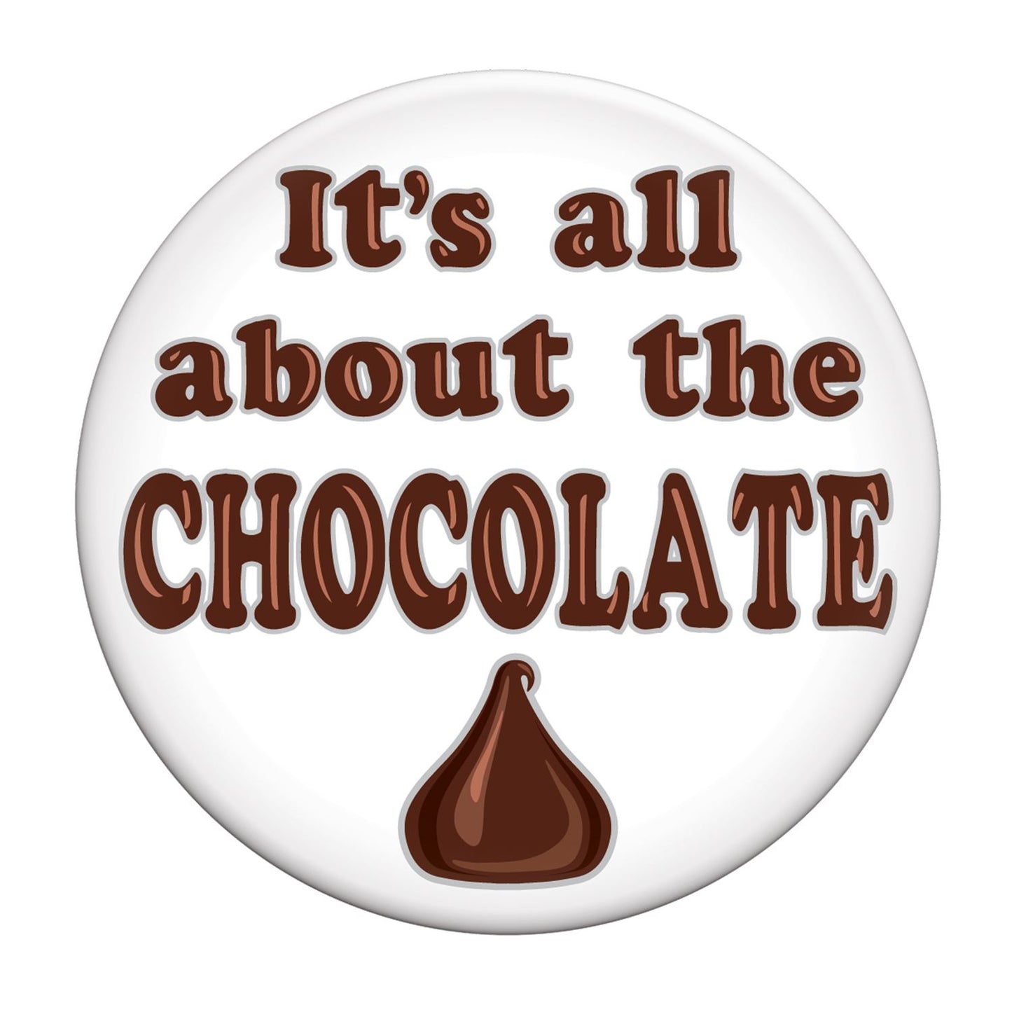 Beistle It's All About The Chocolate Button - General Occasion | Party Supply